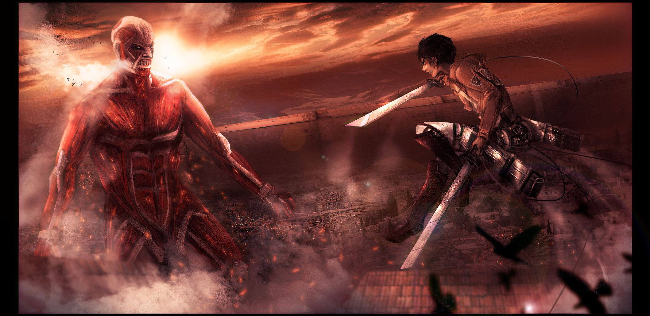 Handy-Wallpaper Animes, Eren Jäger, Shingeki Kein Kyojin, Attack On Titan kostenlos herunterladen.