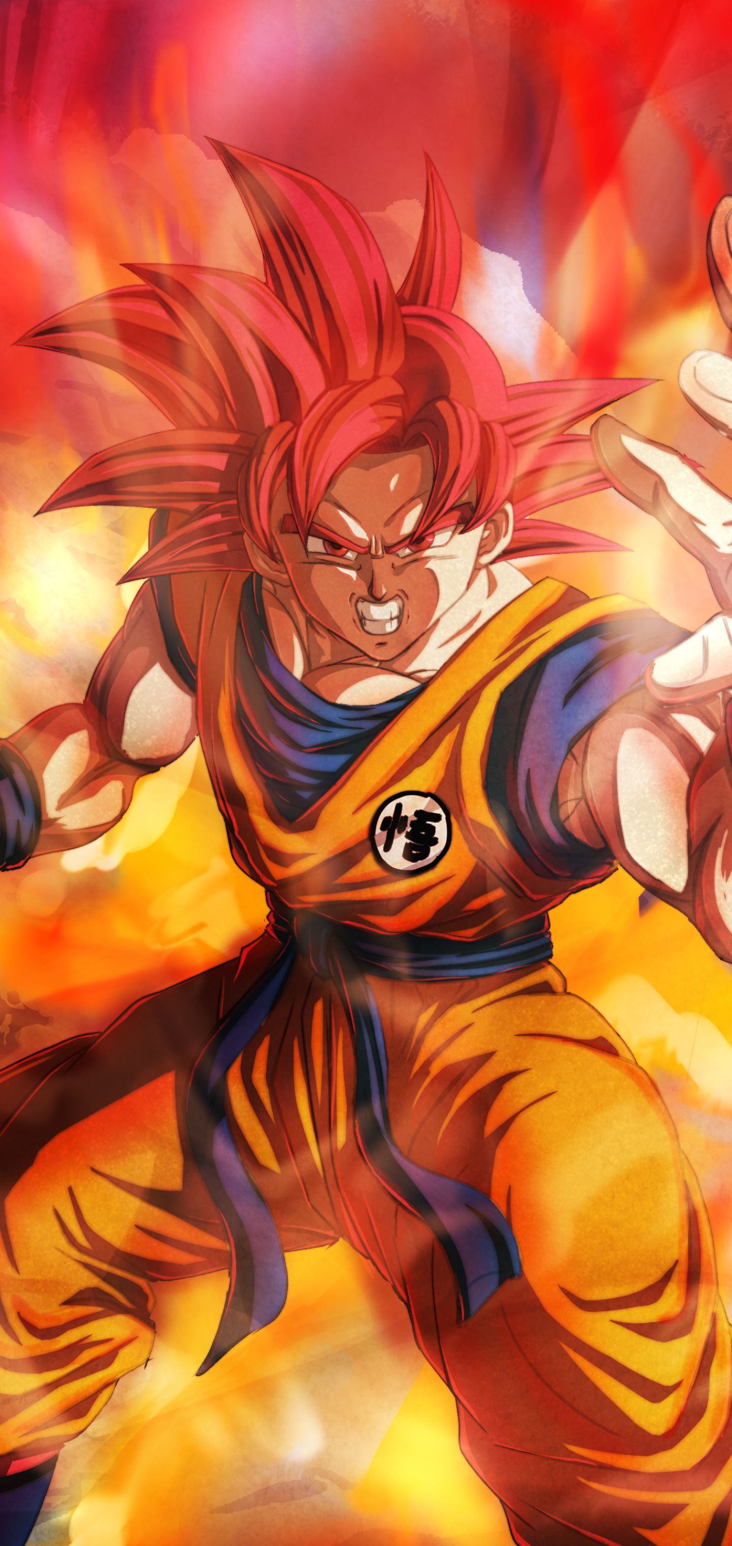 Free download wallpaper Anime, Dragon Ball, Goku, Super Saiyan God, Dragon Ball Super on your PC desktop