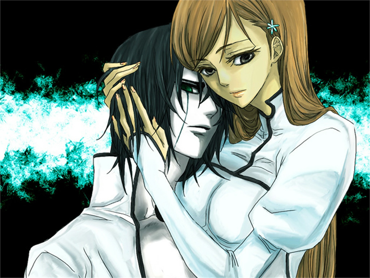 Desktop HD wallpaper: Anime, <b>Bleach</b>, <b>Orihime</b> Inoue, <b>Ulquiorra</b> Cifer free do...