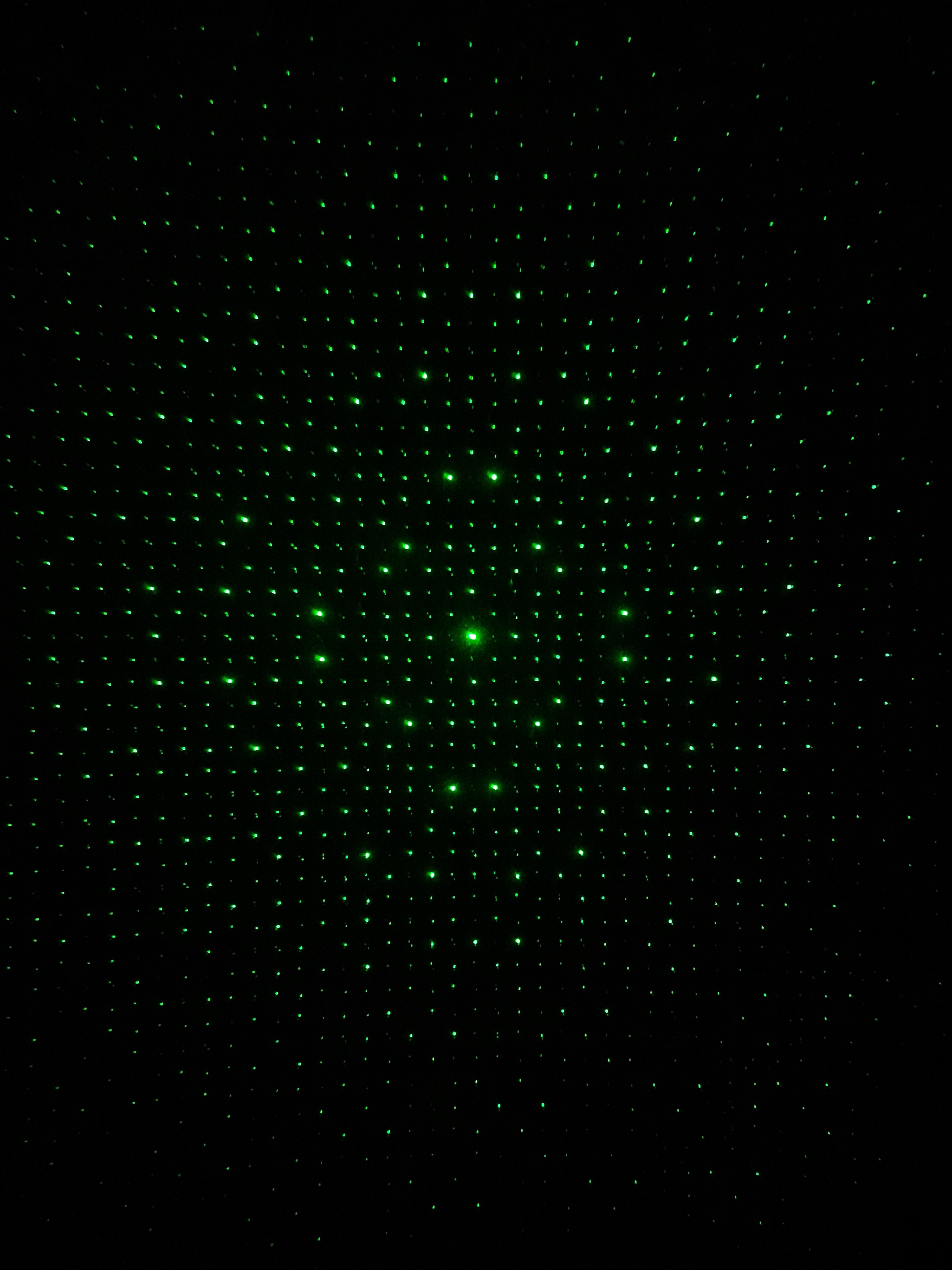 green, dark, optical illusion, abstract, glow, points, point Full HD