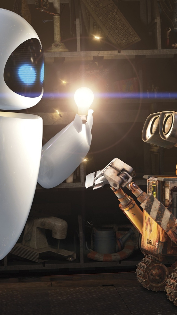 Download mobile wallpaper Movie, Wall·e (Character), Wall·e, Disney, Eve (Wall·e) for free.