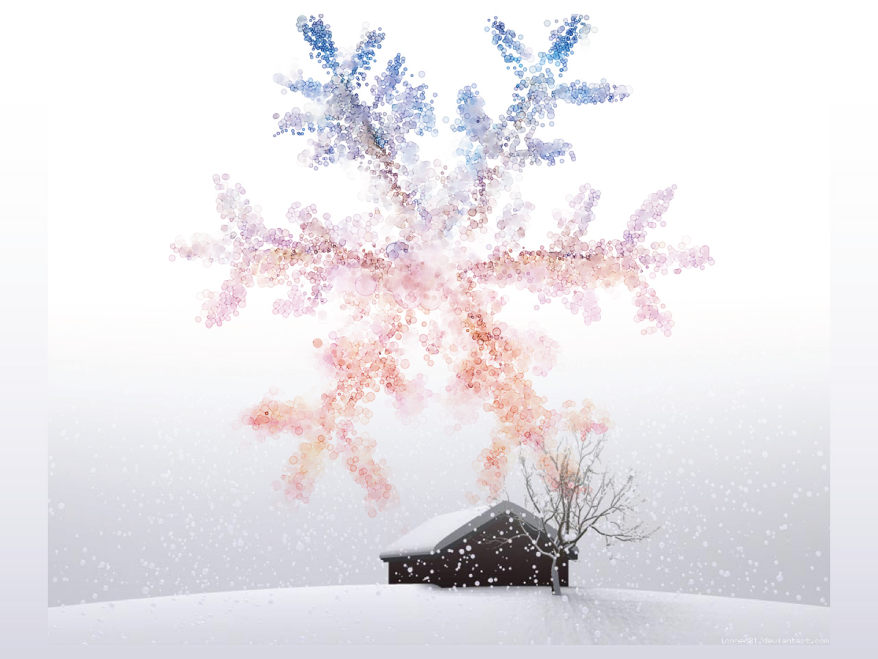 1516355 завантажити шпалери художній, природа, сніжинка - заставки і картинки безкоштовно