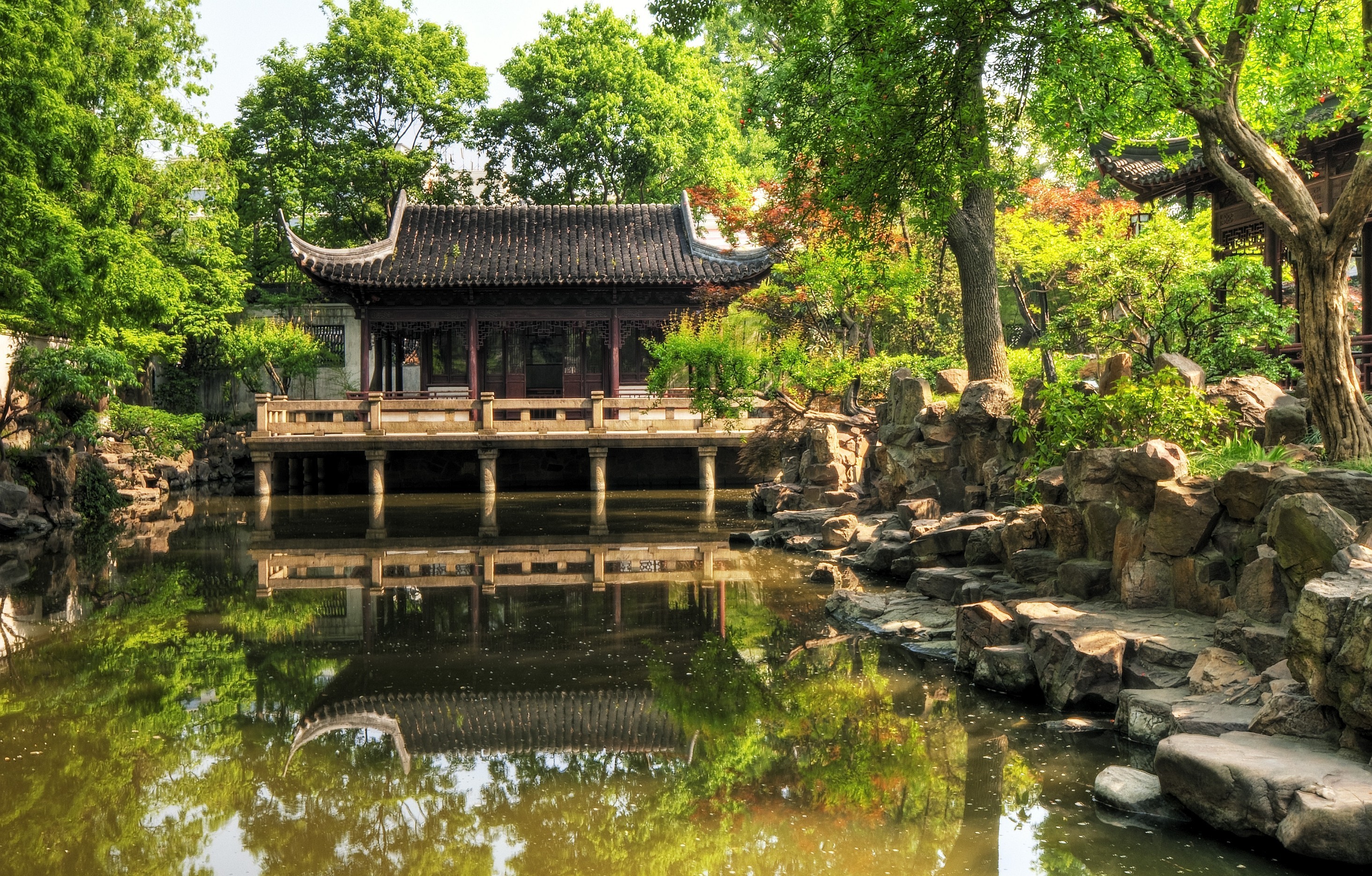 Die besten Yuyuan Garten-Hintergründe für den Telefonbildschirm
