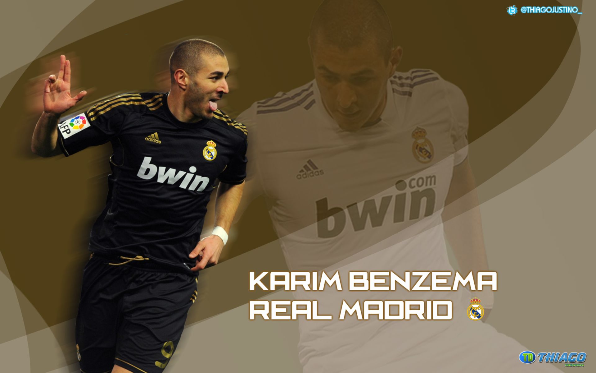 Descarga gratuita de fondo de pantalla para móvil de Fútbol, Deporte, Real Madrid C F, Karim Benzema.