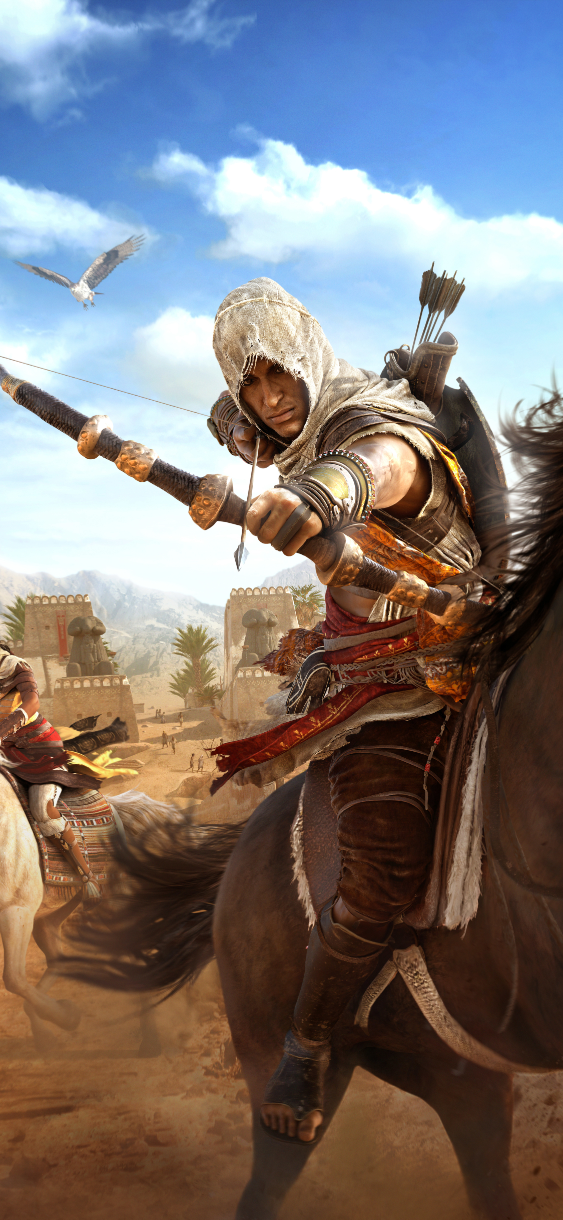 Téléchargez des papiers peints mobile Assassin's Creed, Jeux Vidéo, Assassin's Creed: Origins, Bayek De Siwa gratuitement.