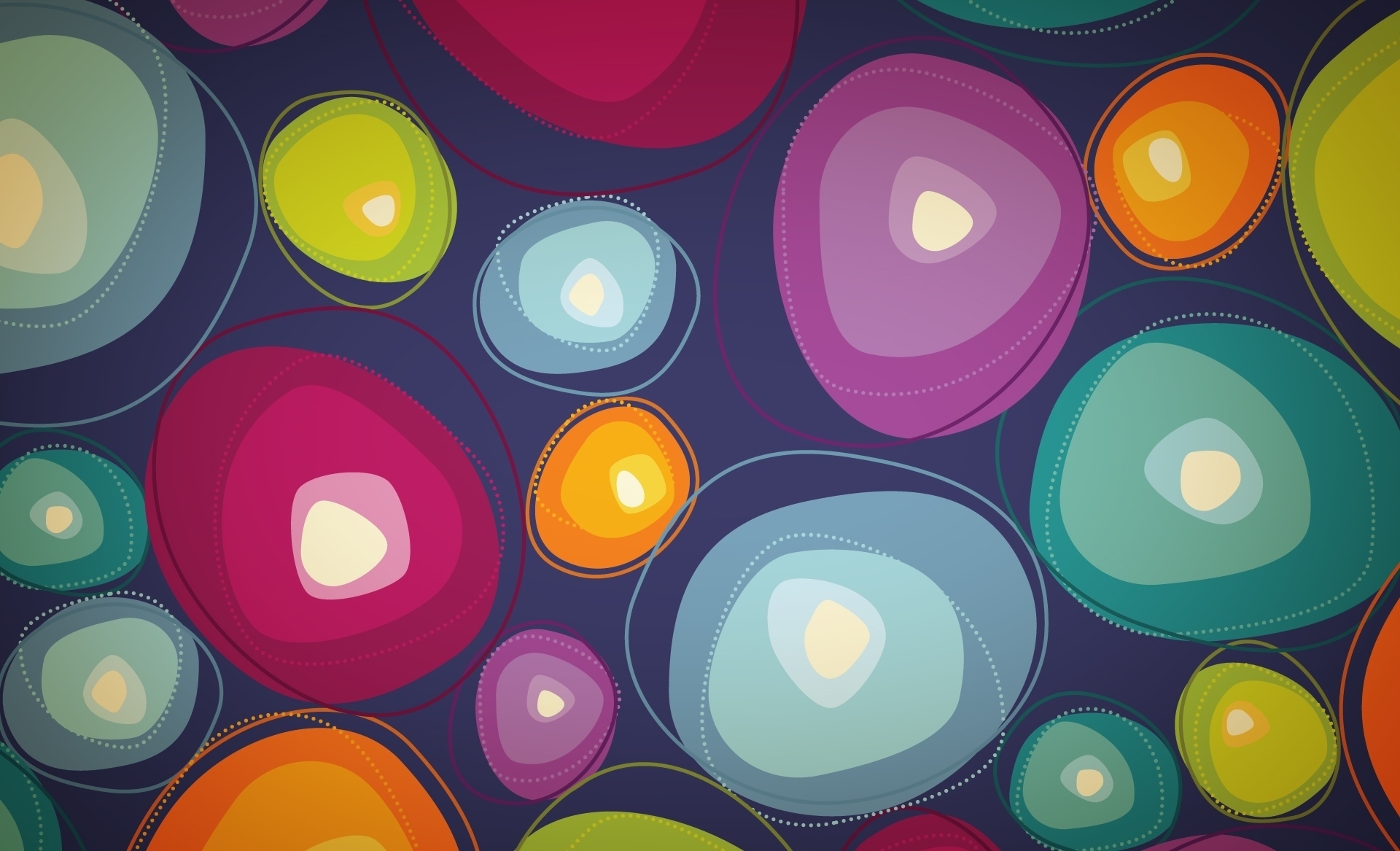 background, multicolored, circles, motley, texture, textures
