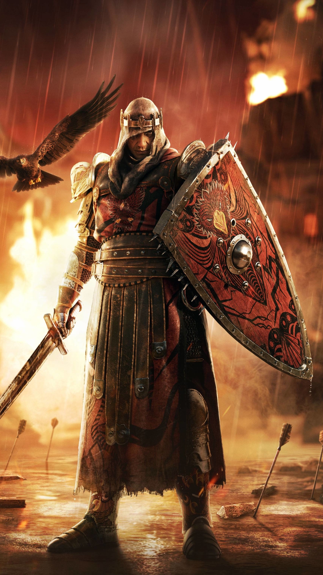 Download mobile wallpaper Shield, Warrior, Sword, Video Game, For Honor (Video Game), For Honor for free.