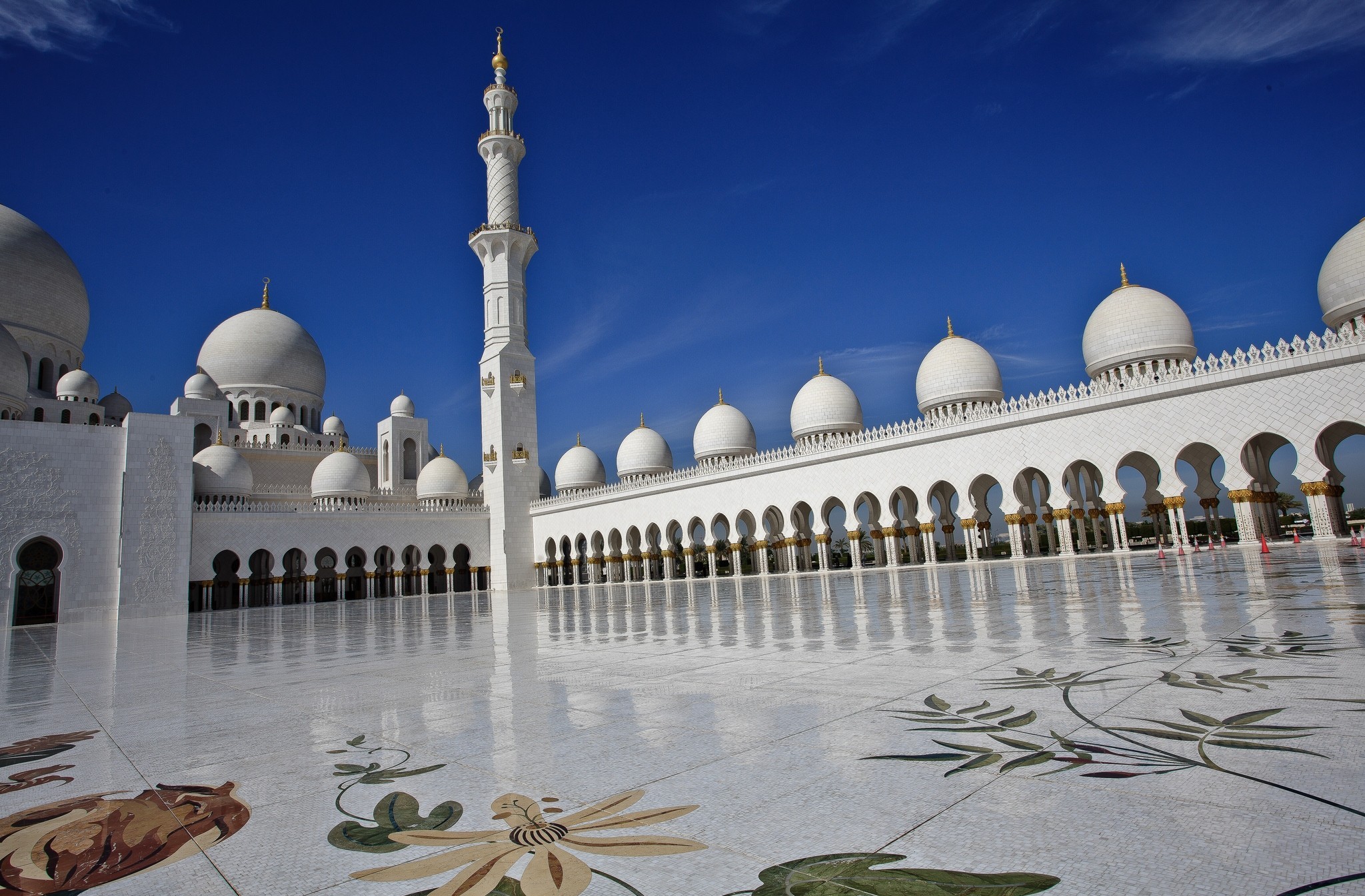341654 скачать картинку религиозные, большая мечеть шейха зайда, абу даби, объединённые арабские эмираты, мечети - обои и заставки бесплатно