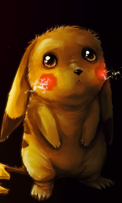 Download mobile wallpaper Anime, Pokémon, Sad, Cute, Pikachu, Electric Pokémon for free.