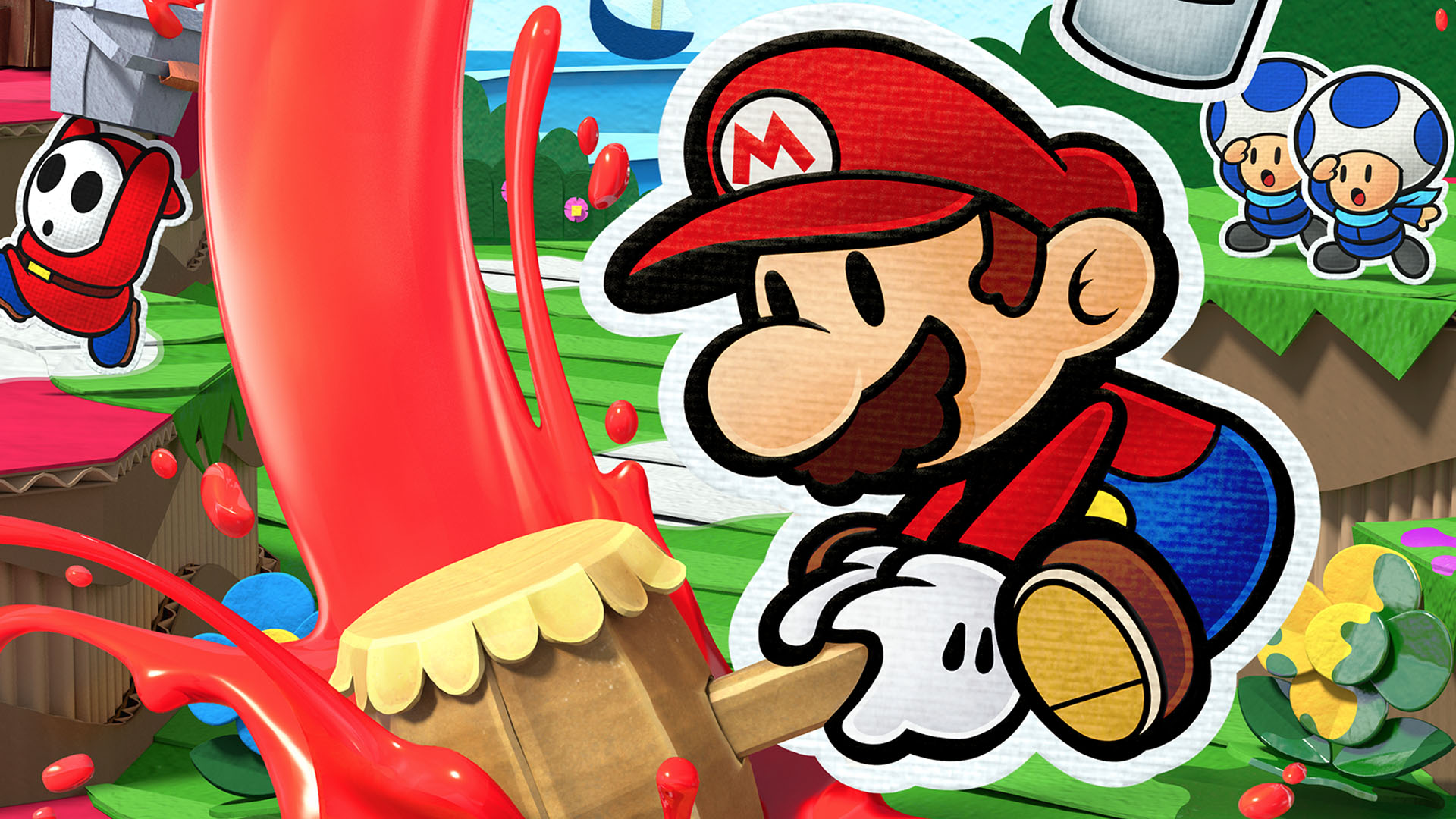 Melhores papéis de parede de Paper Mario: Color Splash para tela do telefone