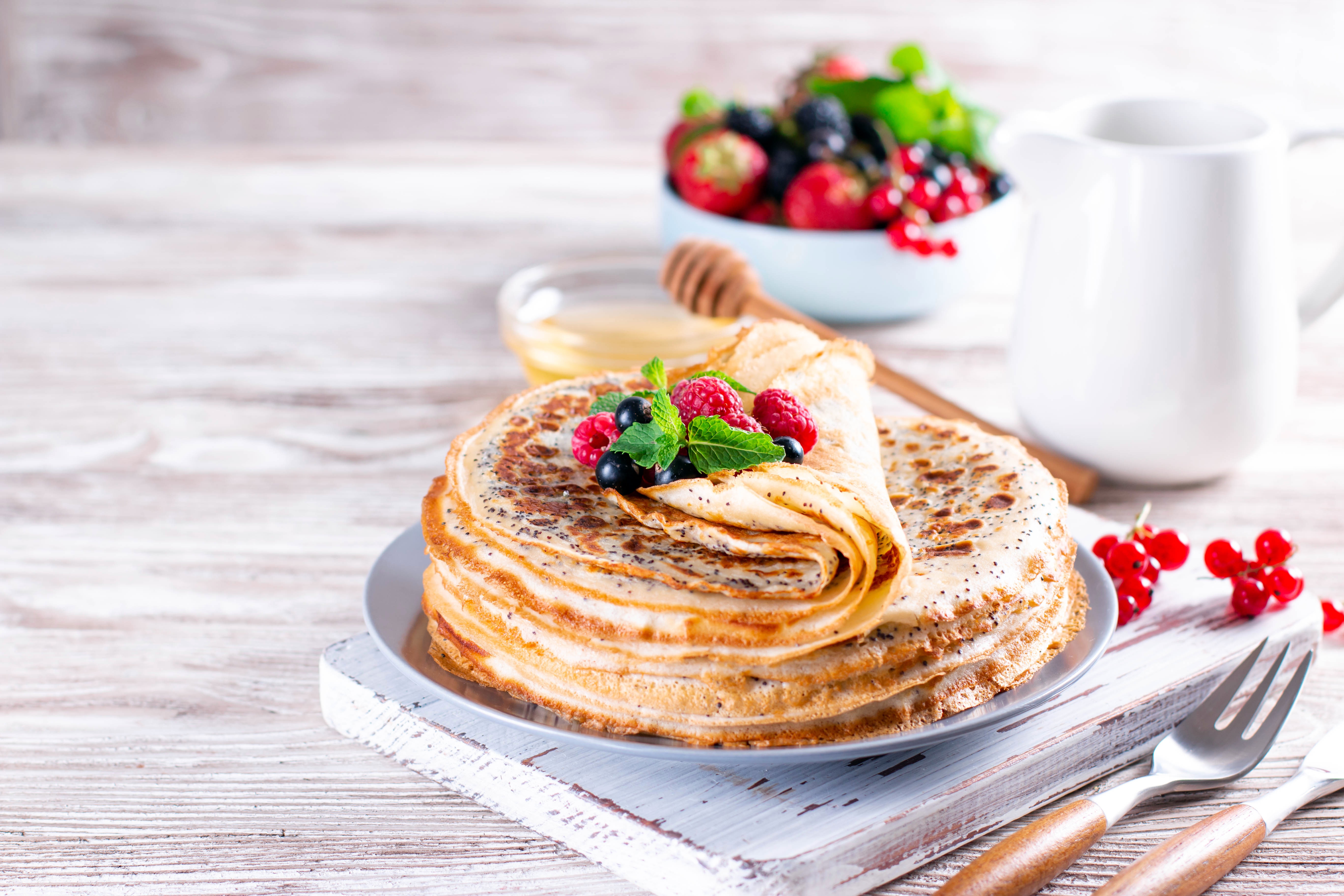 Descarga gratuita de fondo de pantalla para móvil de Alimento, Bodegón, Crepe.