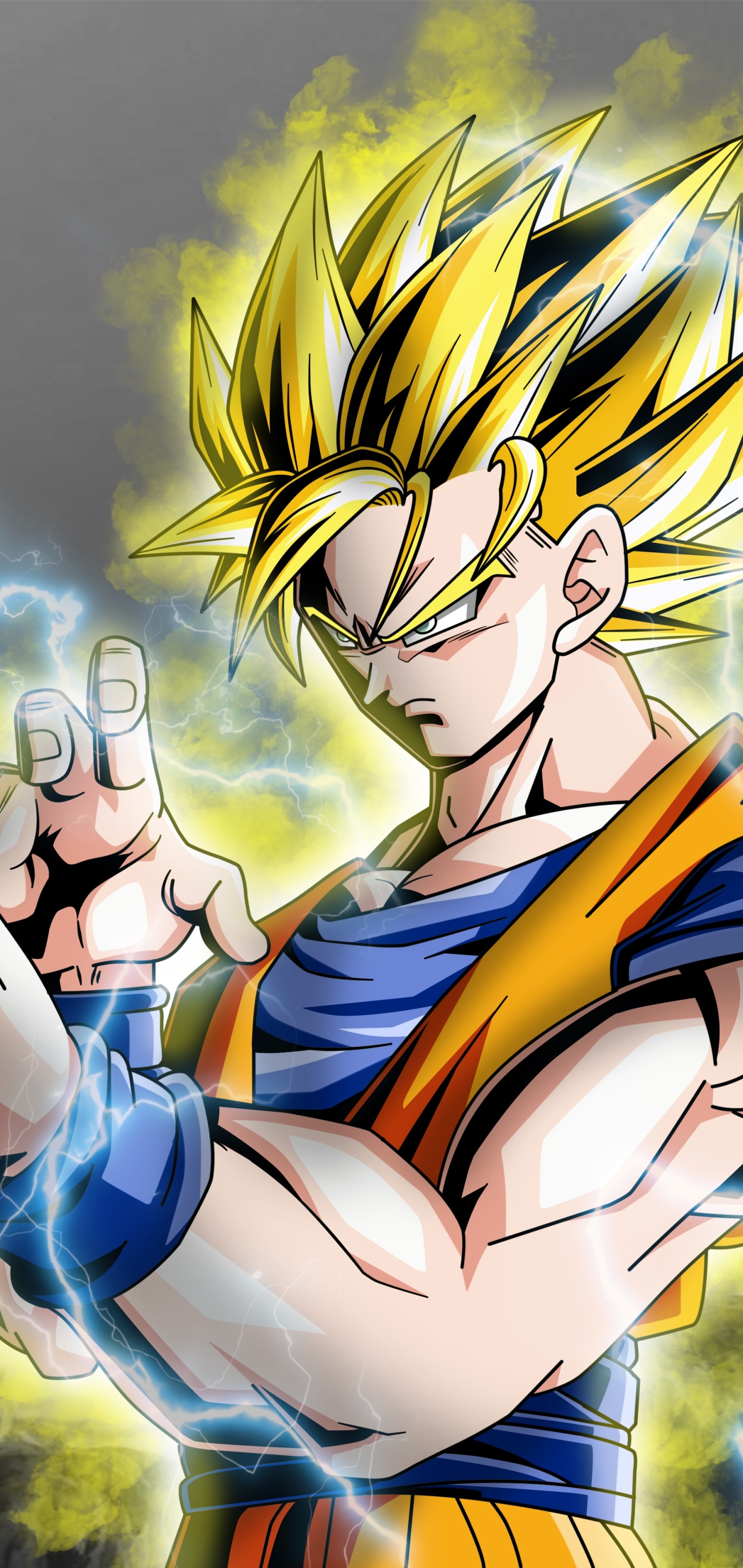 Download mobile wallpaper Anime, Dragon Ball, Goku, Super Saiyan 2, Dragon Ball Super for free.