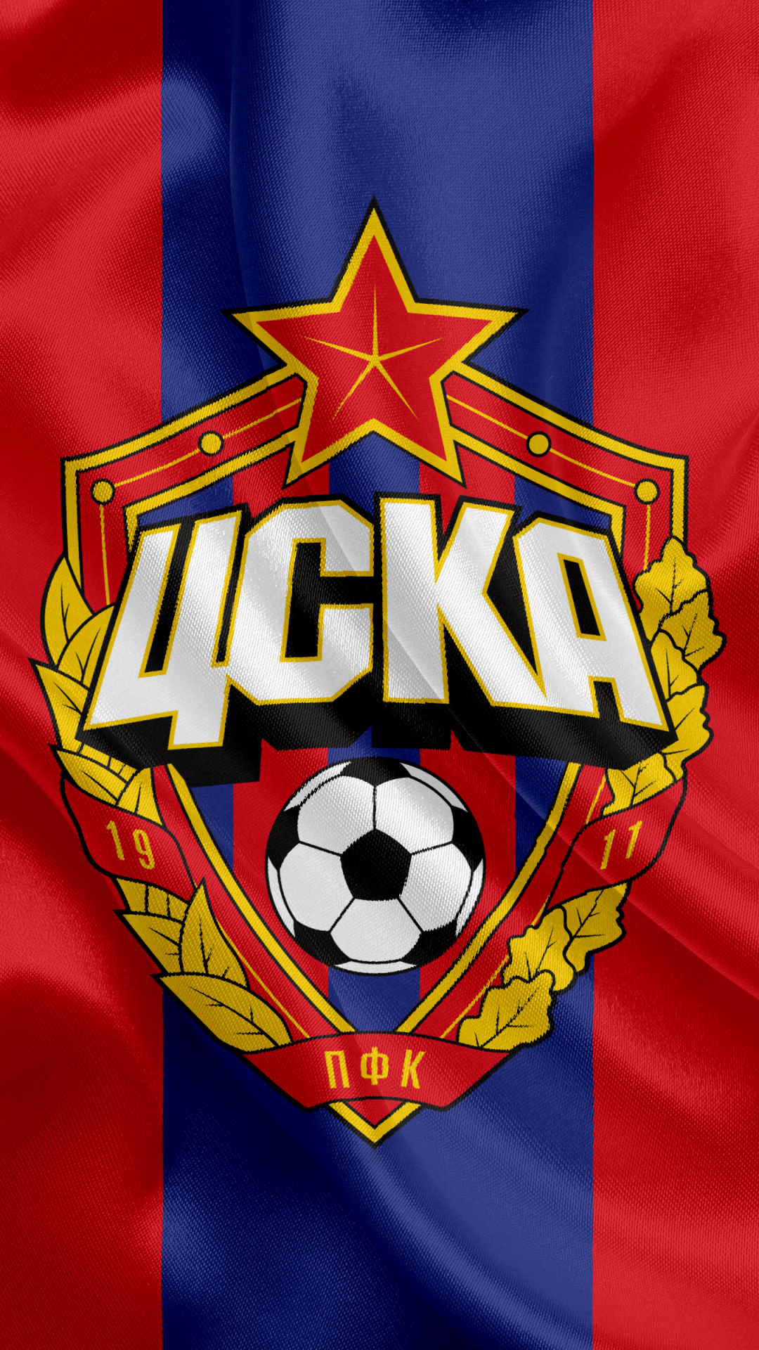 Handy-Wallpaper Sport, Fußball, Logo, Emblem, Pfc Zska Moskau kostenlos herunterladen.