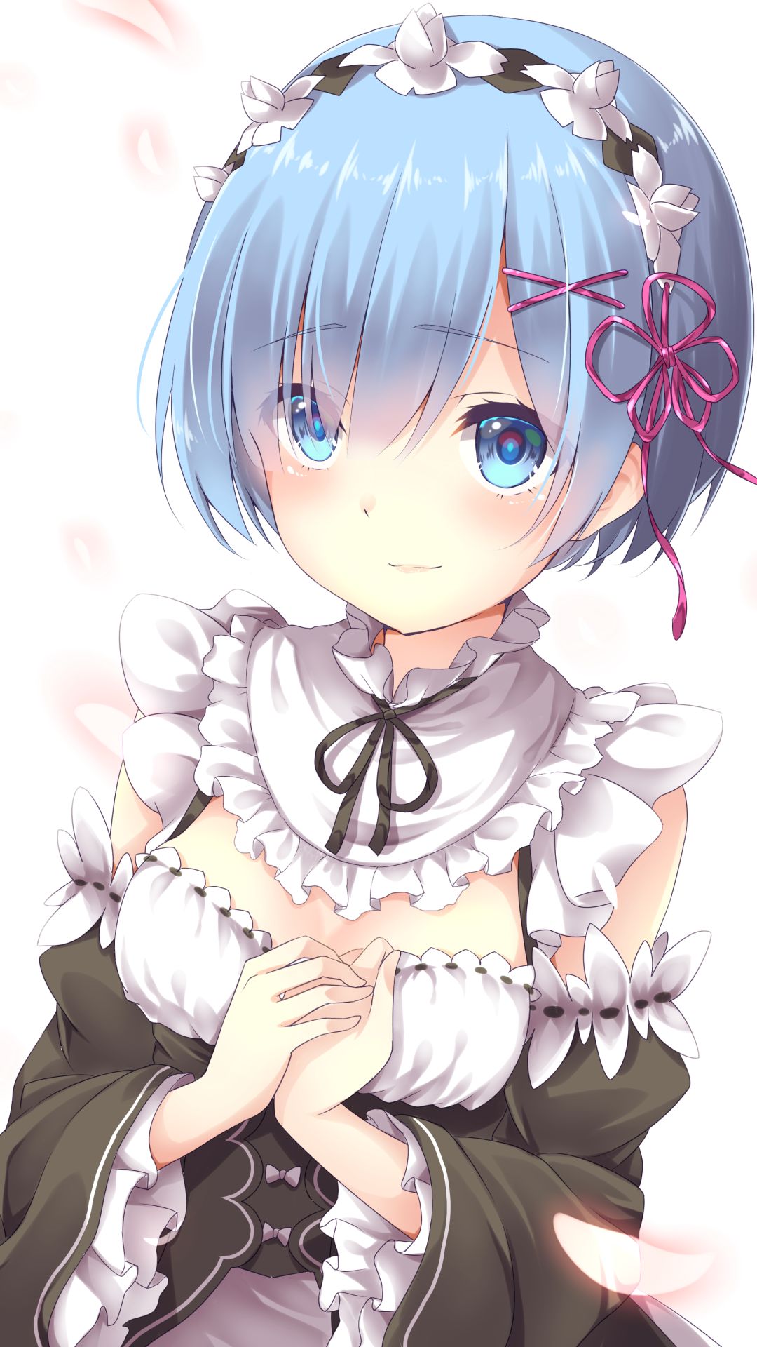 Baixar papel de parede para celular de Anime, Olhos Azuis, Empregada, Cabelo Azul, Cabelo Curto, Re:zero Começando A Vida Em Outro Mundo, Rem (Re:zero) gratuito.