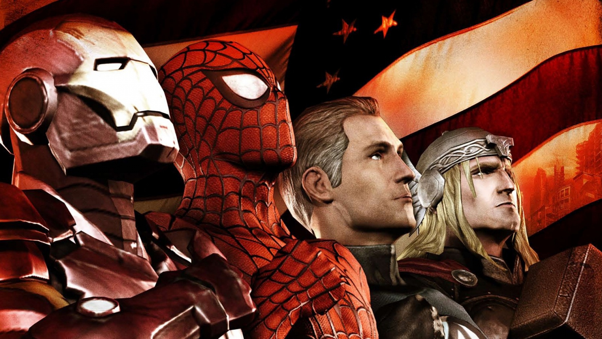 Laden Sie Marvel: Ultimate Alliance 2 HD-Desktop-Hintergründe herunter