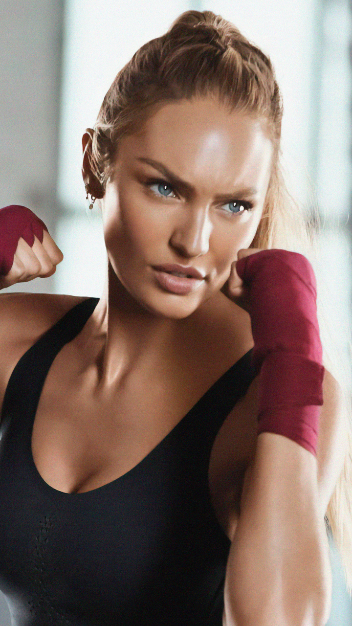 Download mobile wallpaper Fitness, Model, Women, Blue Eyes, Candice Swanepoel, South African for free.