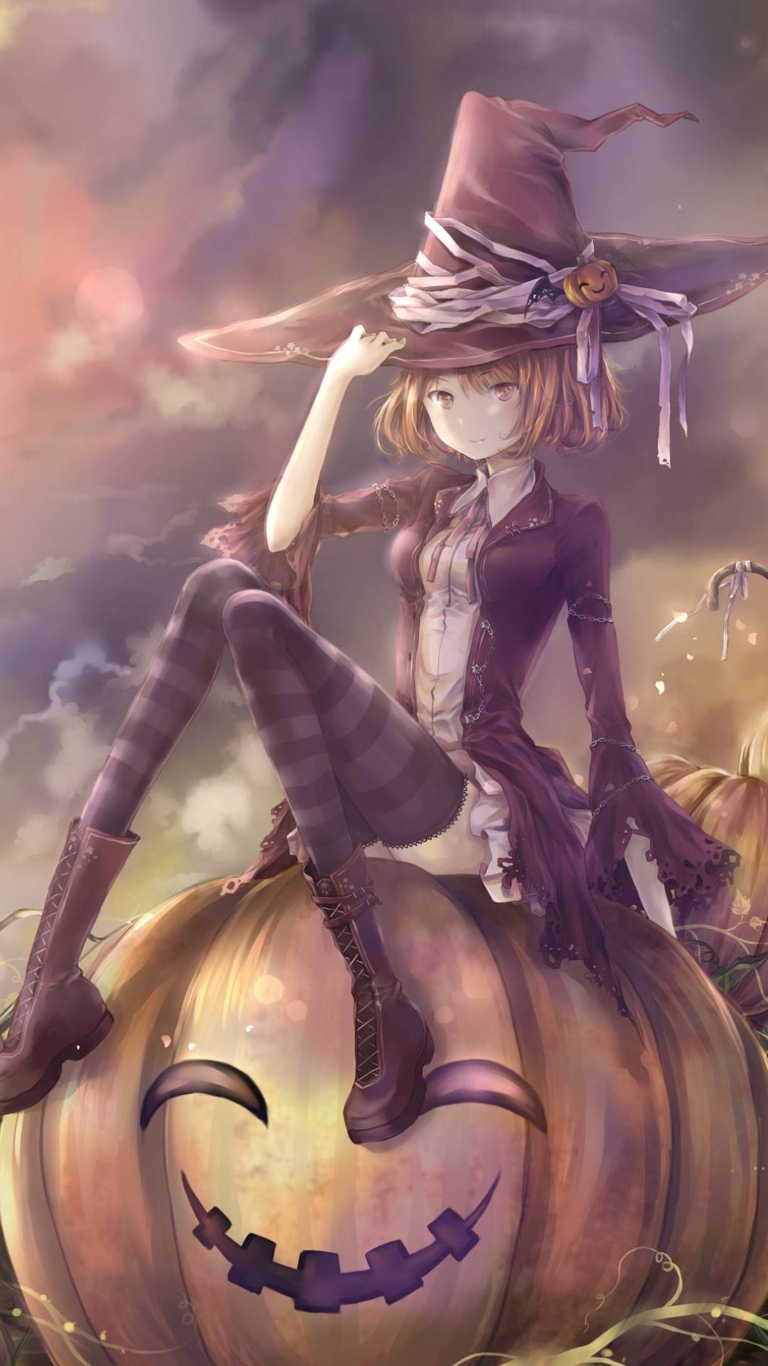 Download mobile wallpaper Anime, Original, Witch for free.