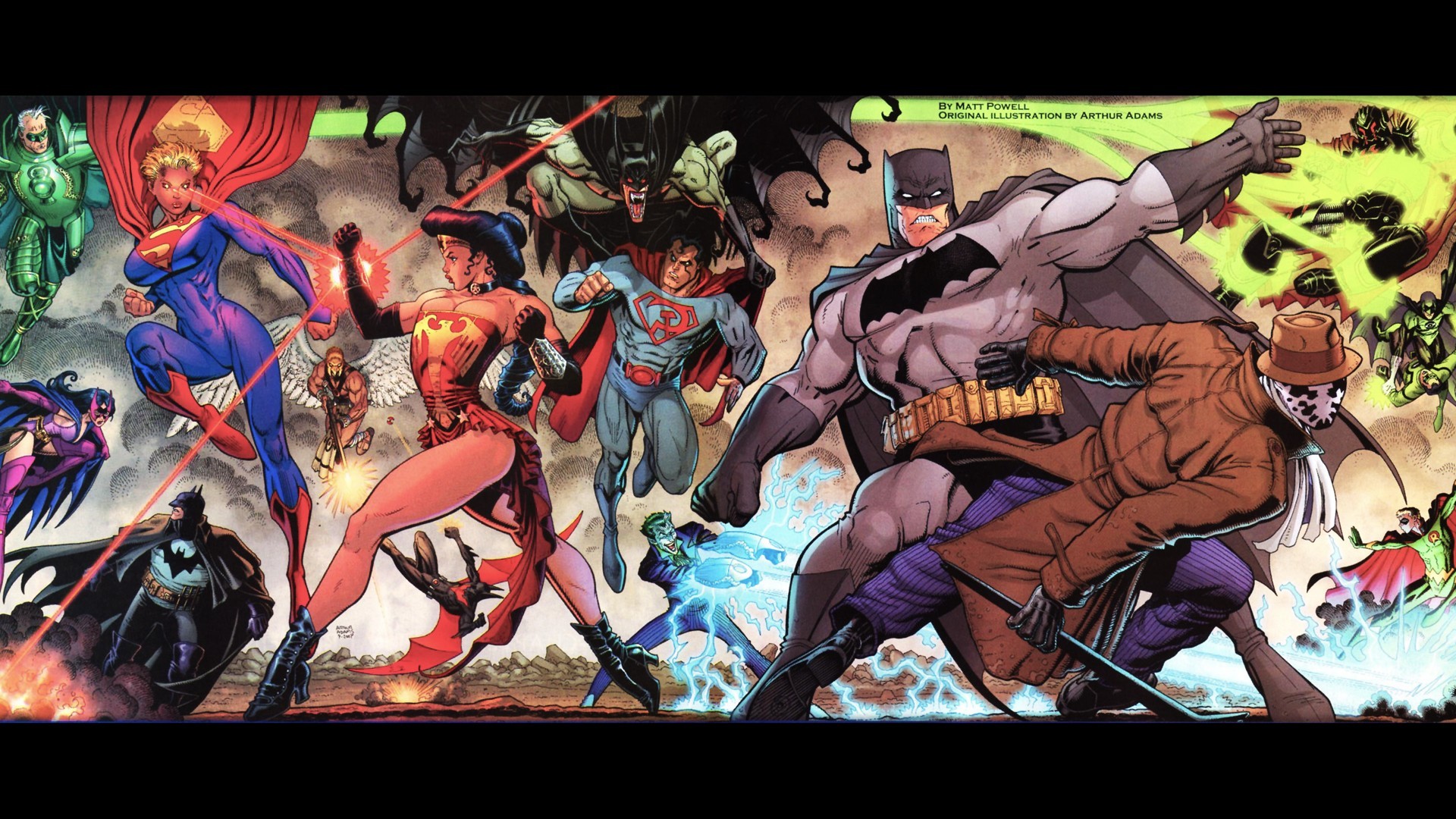 comics, the multiversity, batman, dc comics, joker, robin (dc comics), rorschach, supergirl, superman, watchmen