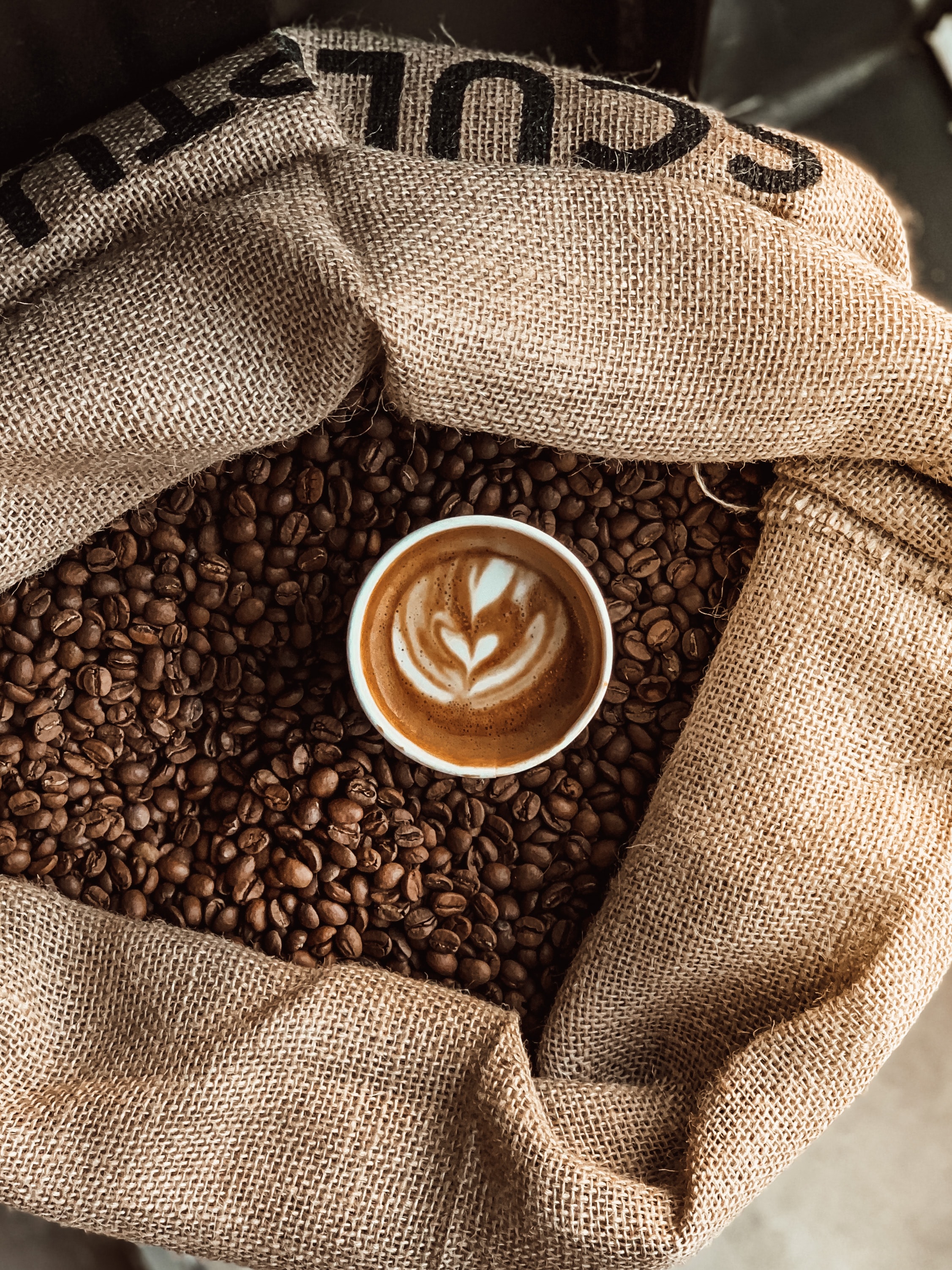 8k Coffee Beans Background