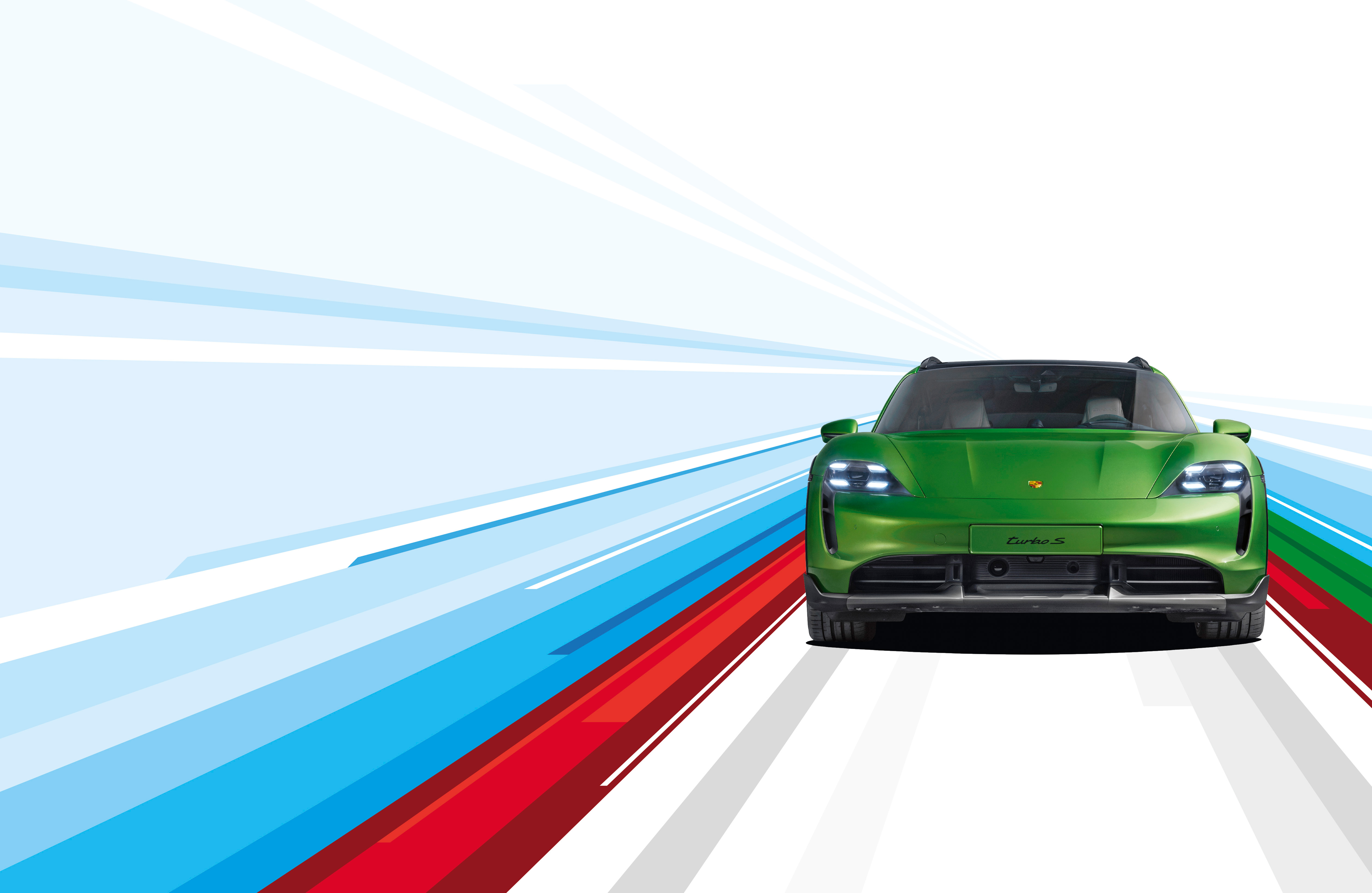 Free download wallpaper Porsche, Car, Vehicles, Green Car, Porsche Taycan, Porsche Taycan Turbo S on your PC desktop
