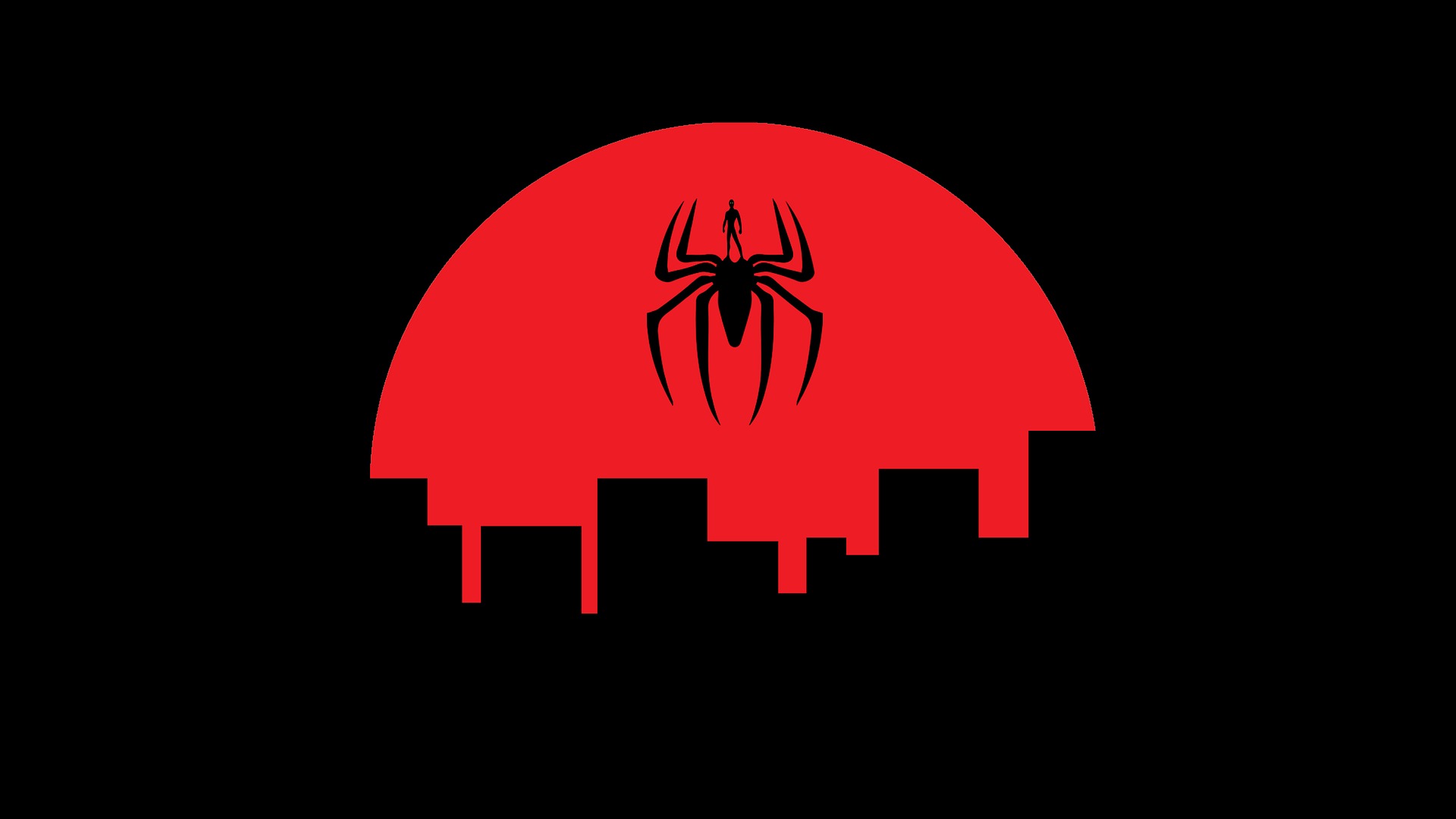 Descarga gratuita de fondo de pantalla para móvil de Minimalista, Historietas, Spider Man.