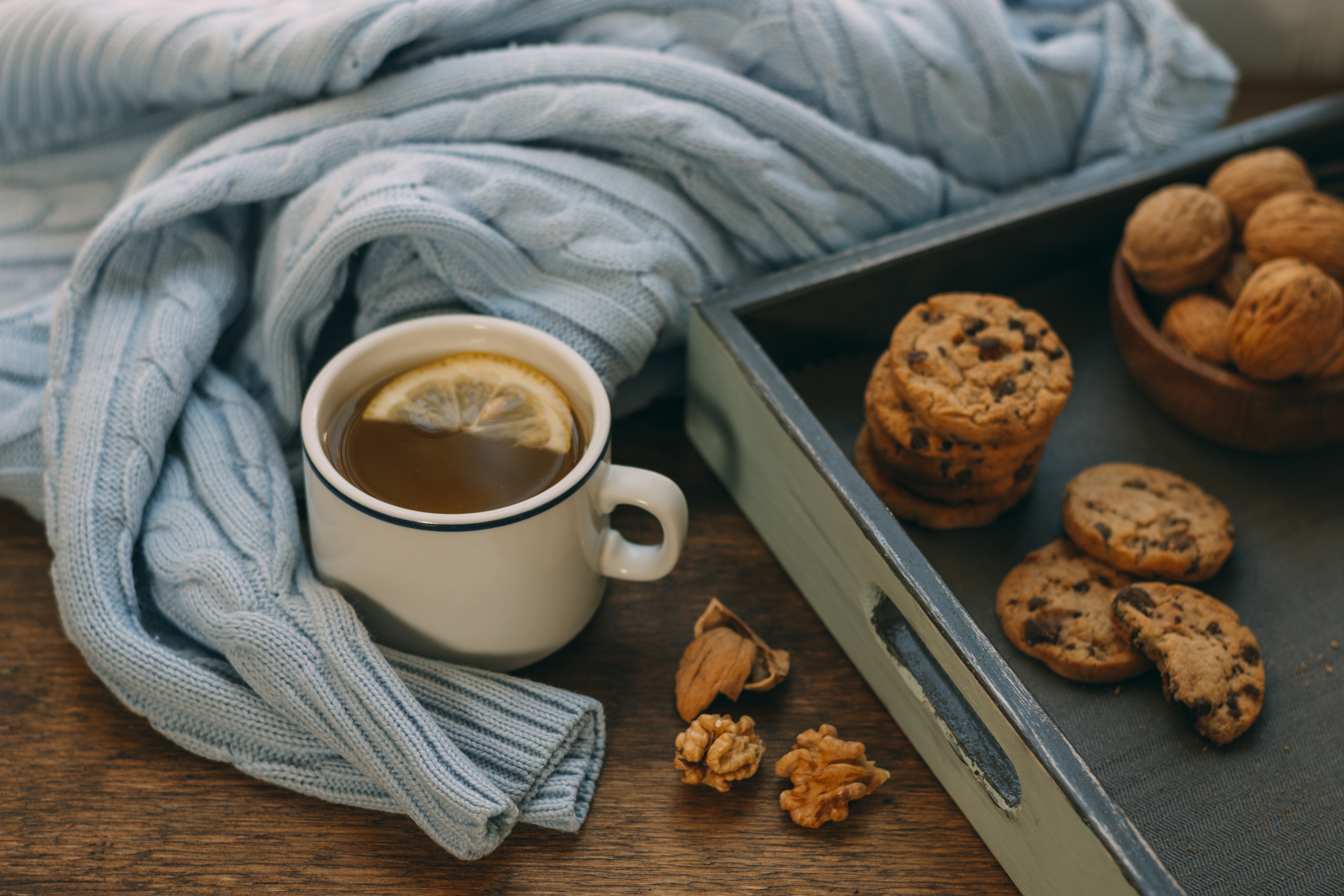 Free download wallpaper Food, Still Life, Cup, Tea, Cookie on your PC desktop