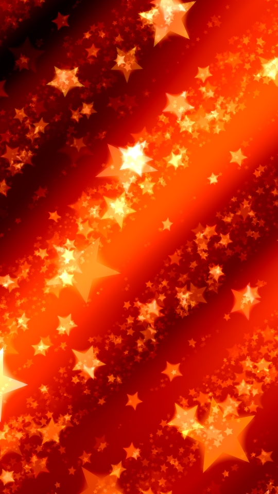 Download mobile wallpaper Stars, Artistic, Orange (Color) for free.