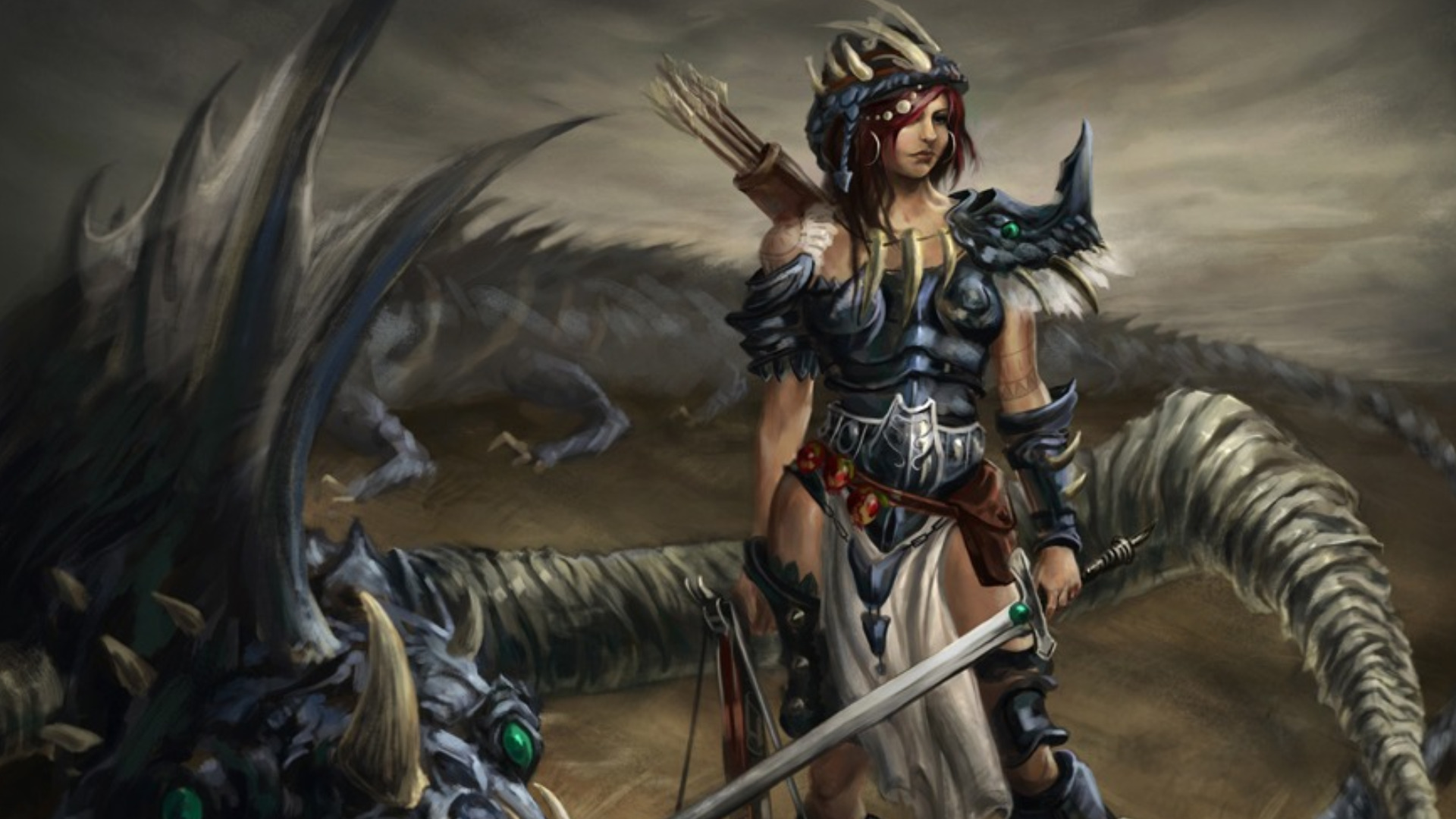 Free download wallpaper Fantasy, Women Warrior on your PC desktop