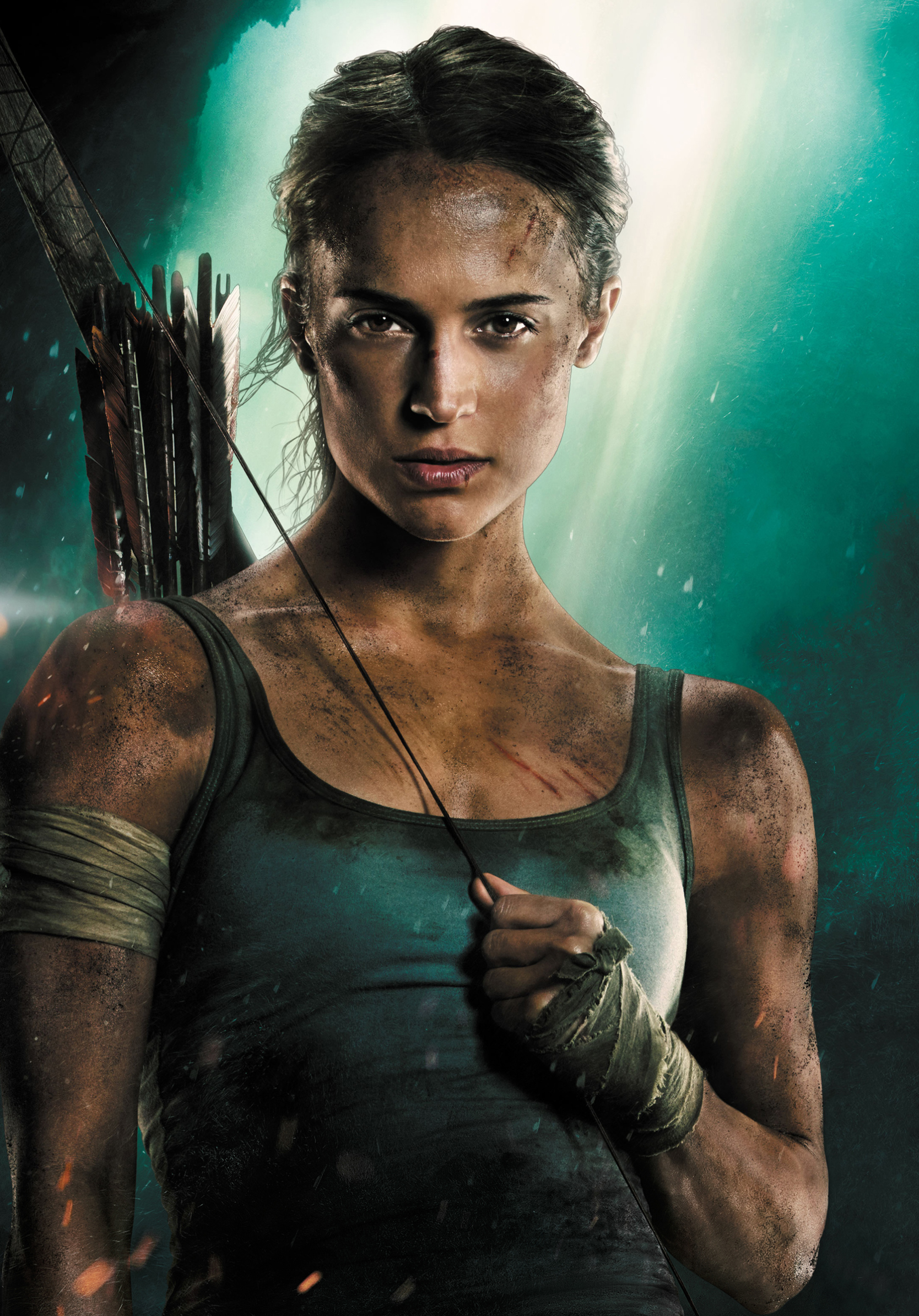 Download mobile wallpaper Movie, Lara Croft, Alicia Vikander, Tomb Raider (2018) for free.