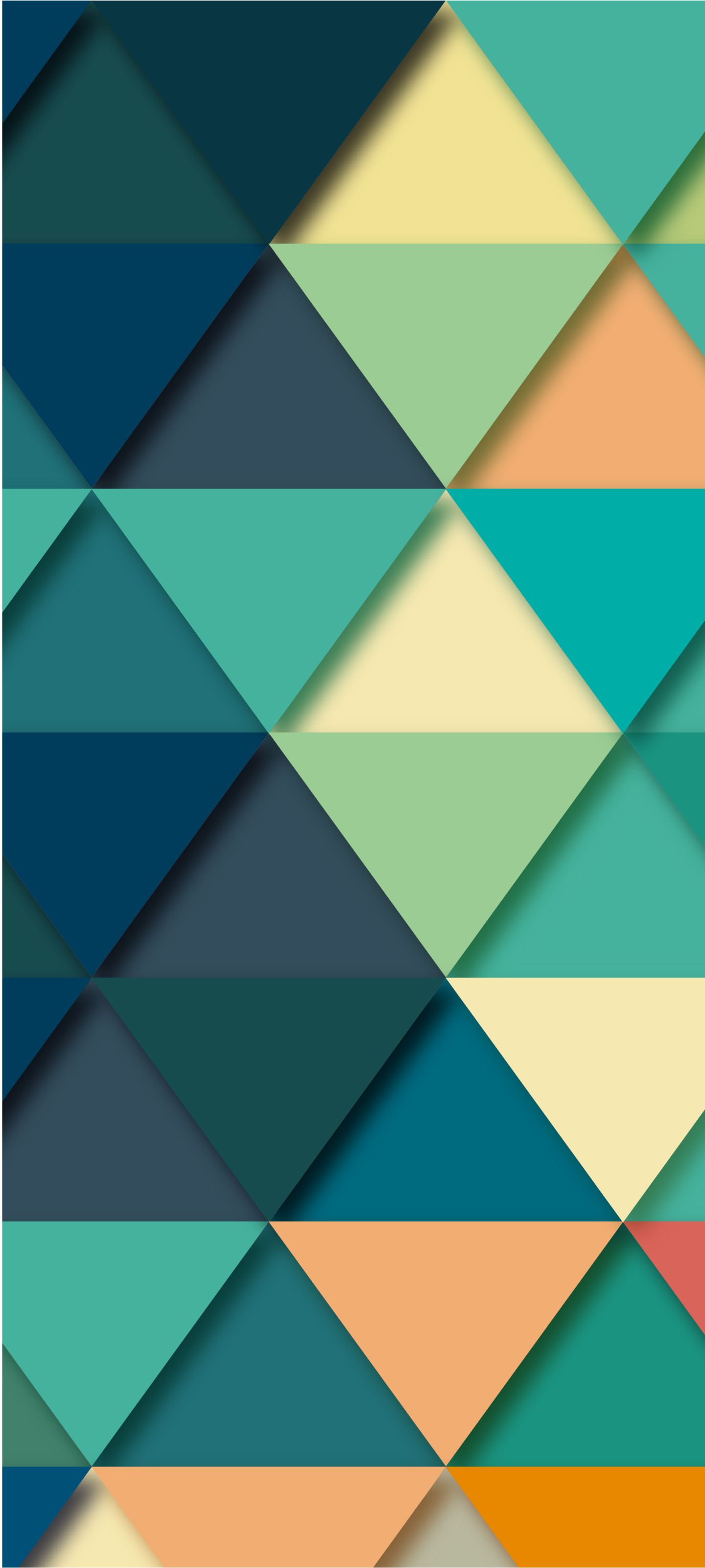 Handy-Wallpaper Abstrakt, Muster, Farben, Dreieck, Geometrische Formen kostenlos herunterladen.