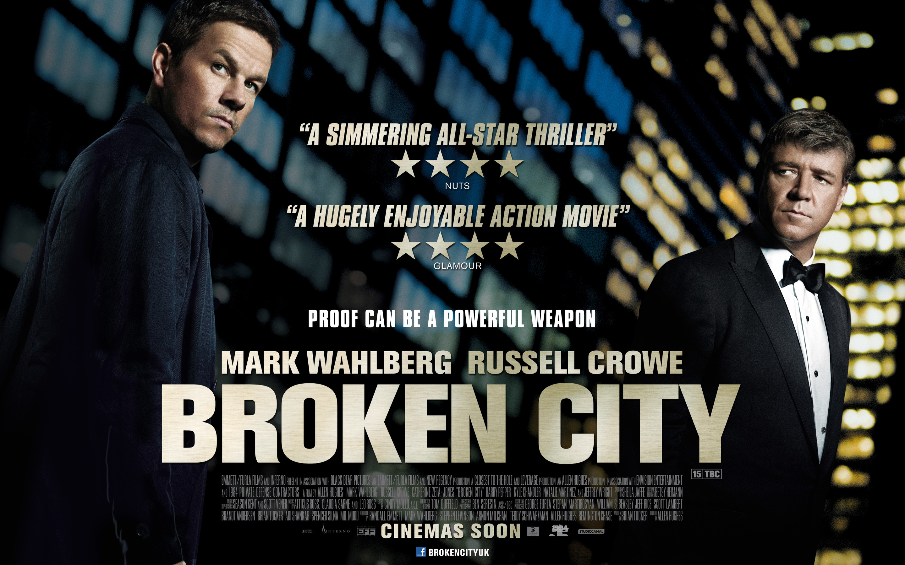 movie, broken city, billy taggart, mark wahlberg, mayor hostetler, russell crowe
