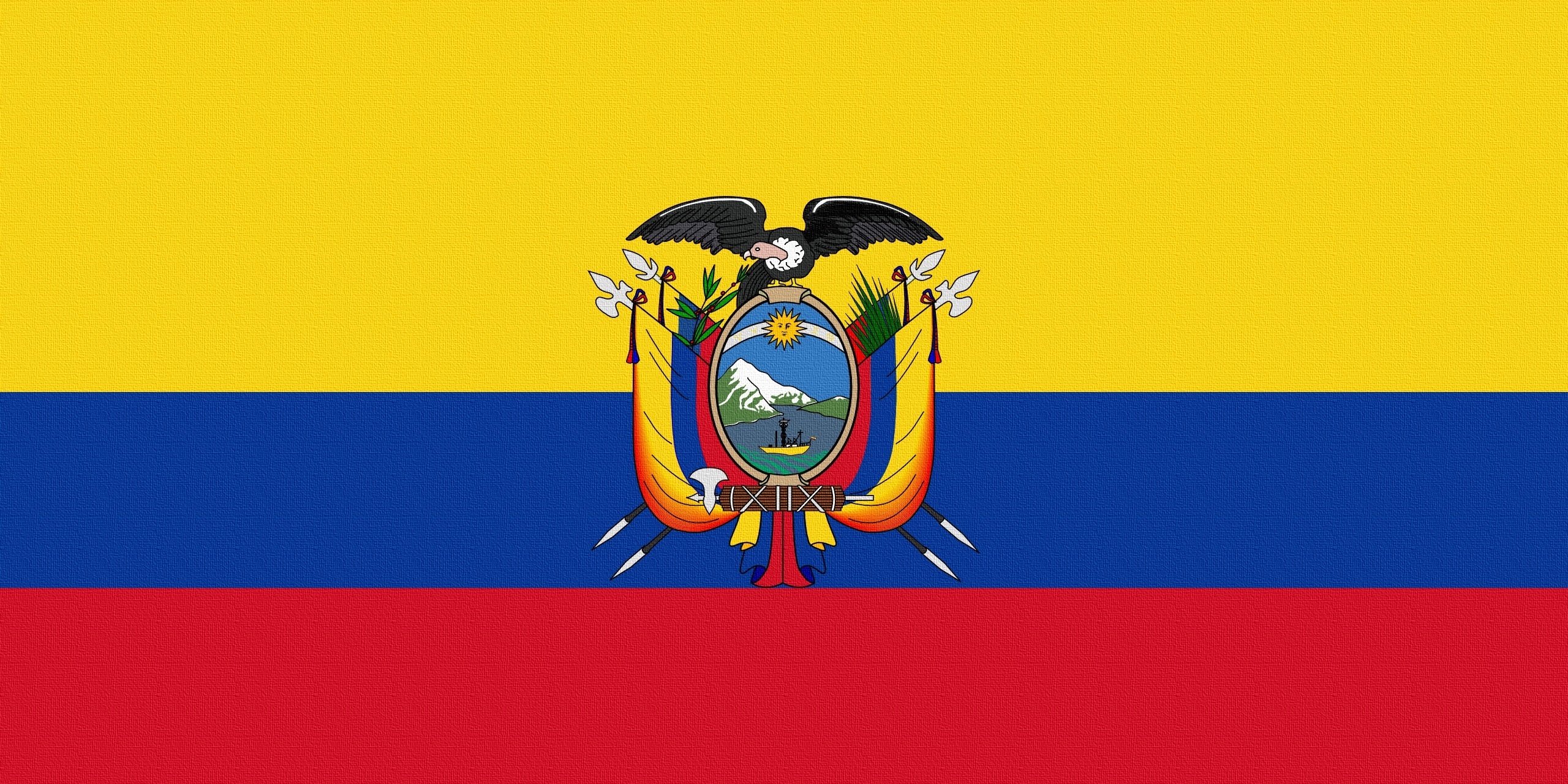 98431 скачать картинку разное, флаг, герб, эквадор - обои и заставки бесплатно