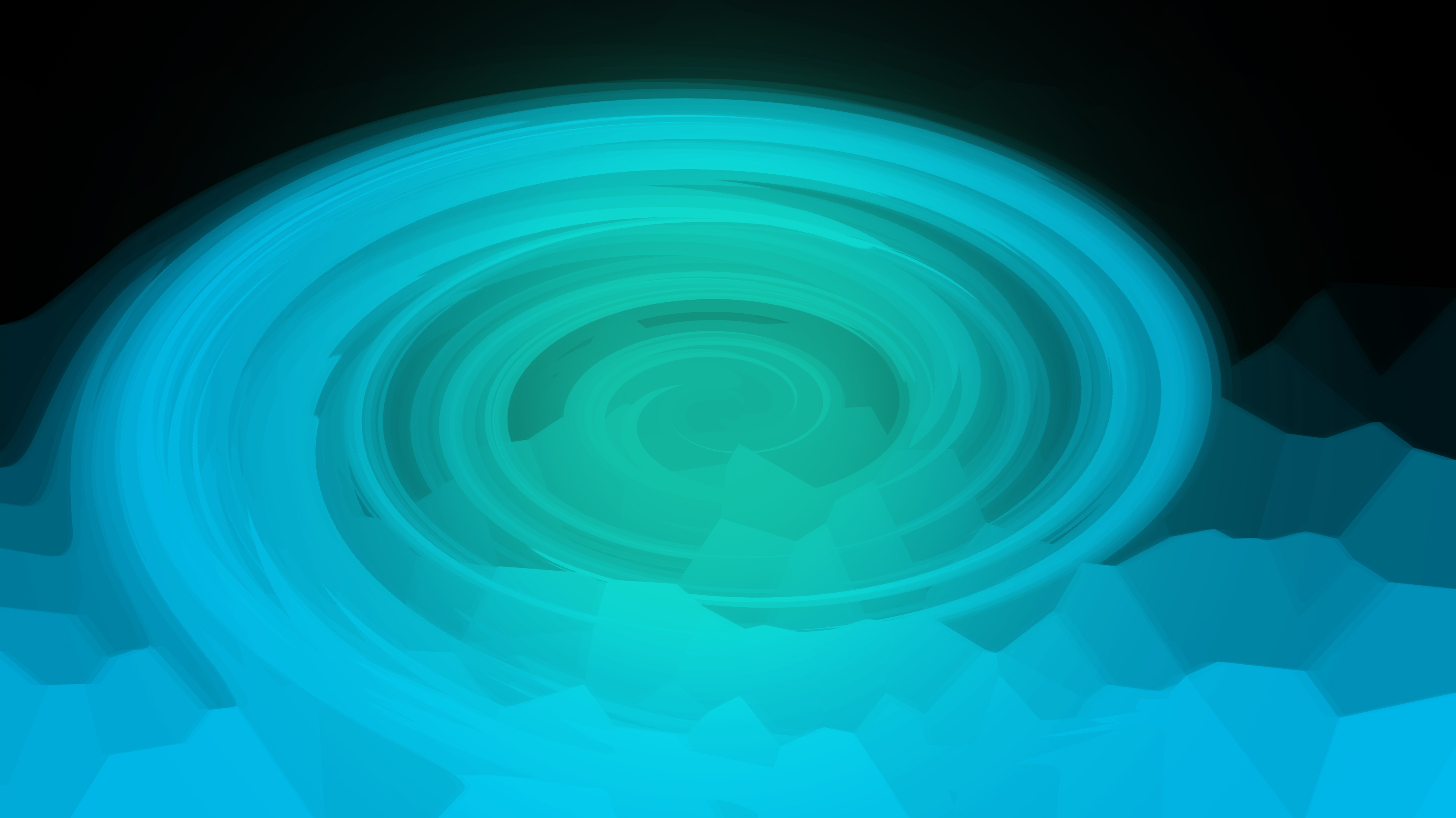 abstract, blue, spiral, vortex