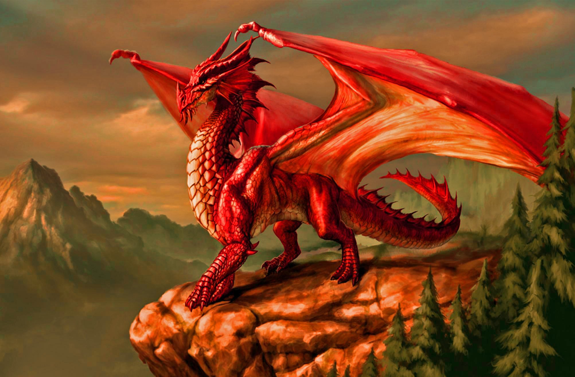 Free download wallpaper Fantasy, Dragon on your PC desktop