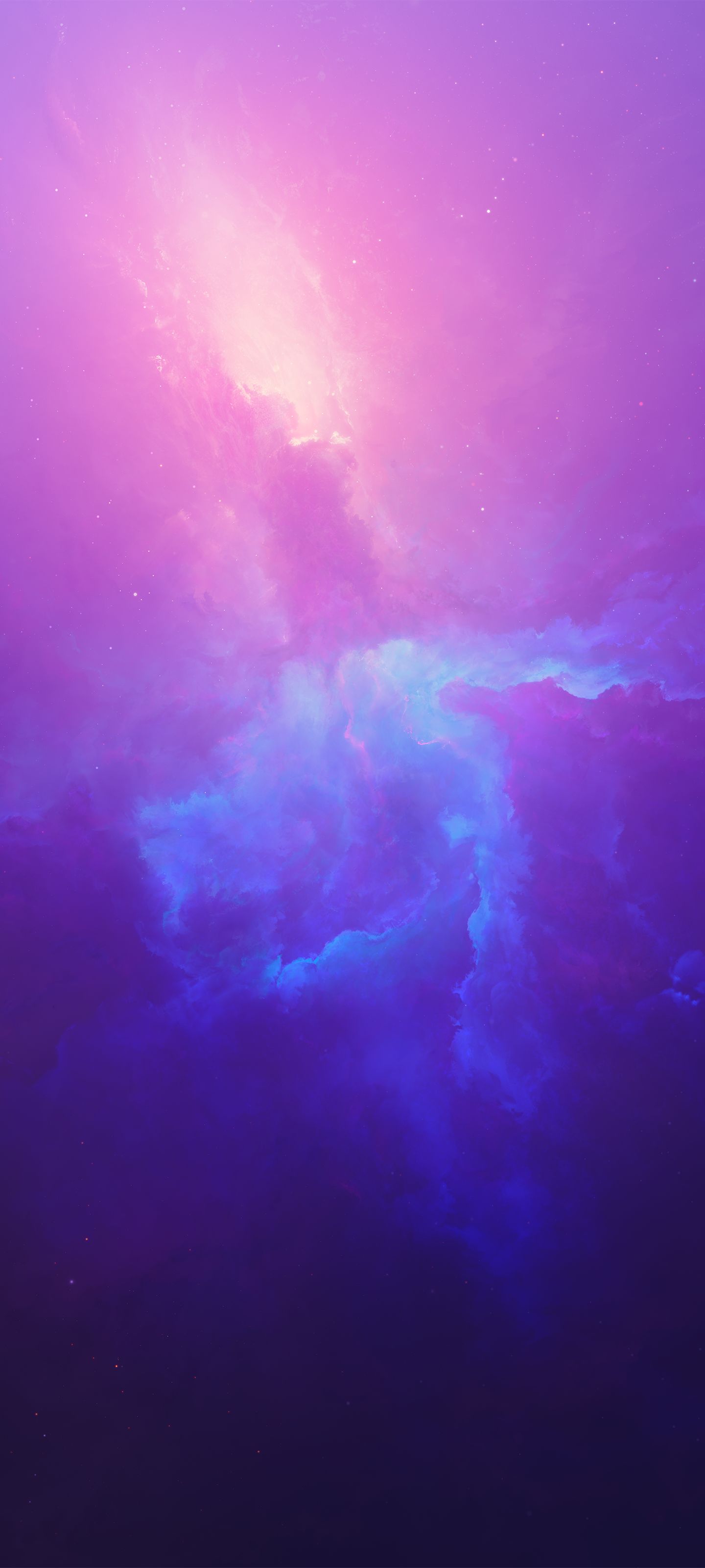 Скачать картинку Космос, Синий, Туманность, Пространство, Пурпурный, Научная Фантастика в телефон бесплатно.