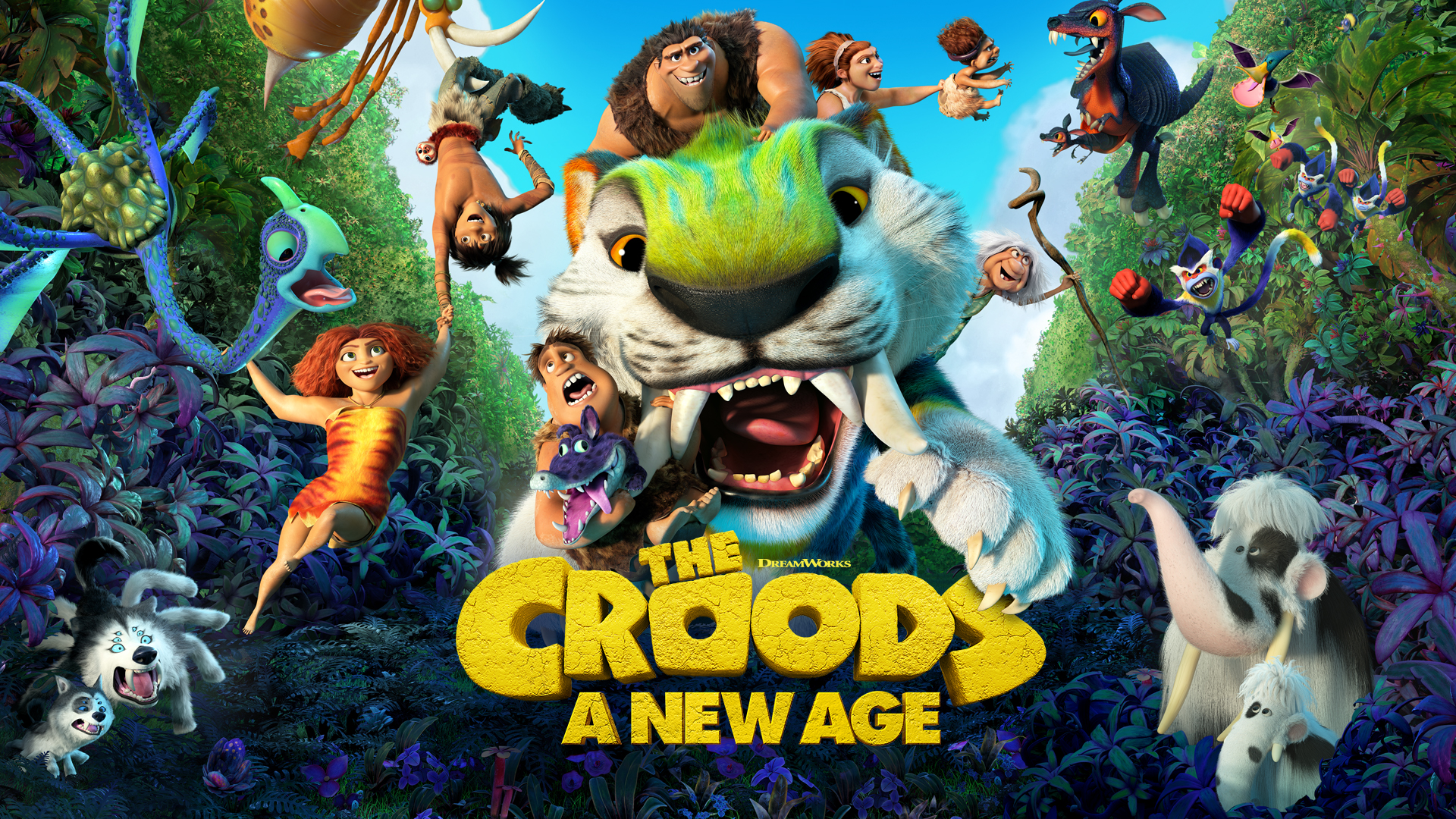 1029203 descargar fondo de pantalla películas, los croods 2: una nueva era, eep (los croods), gran (los croods), grug (los croods), chico (los croods), sandy (los croods), thunk (los croods), ugga (los croods): protectores de pantalla e imágenes gratis