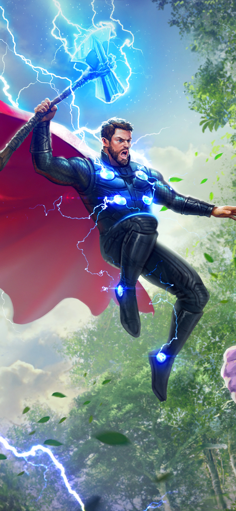 Descarga gratuita de fondo de pantalla para móvil de Los Vengadores, Películas, Thor, Vengadores: Guerra Infinita, Vengadores.