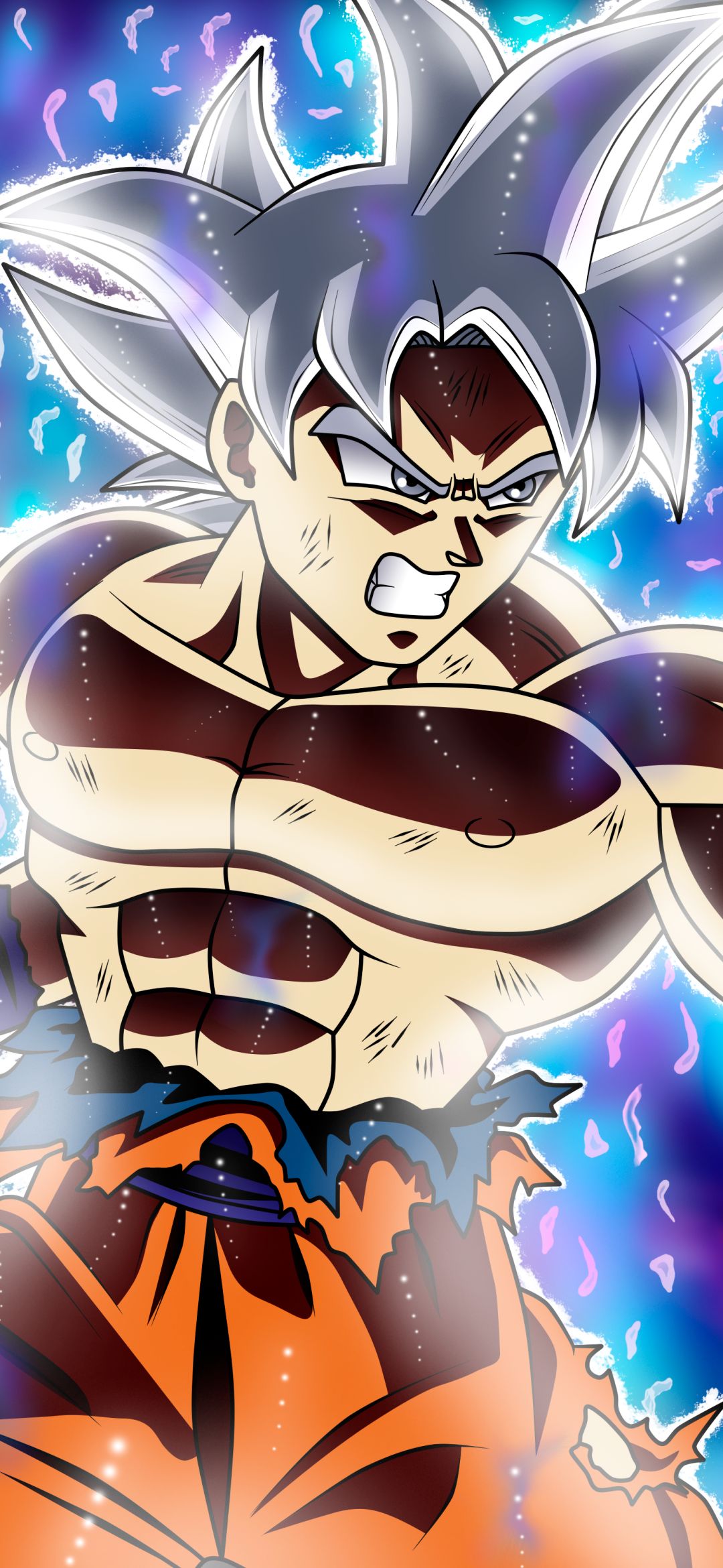 Handy-Wallpaper Dragon Ball, Animes, Son Goku, Dragonball Super, Ultra Instinkt (Dragon Ball) kostenlos herunterladen.