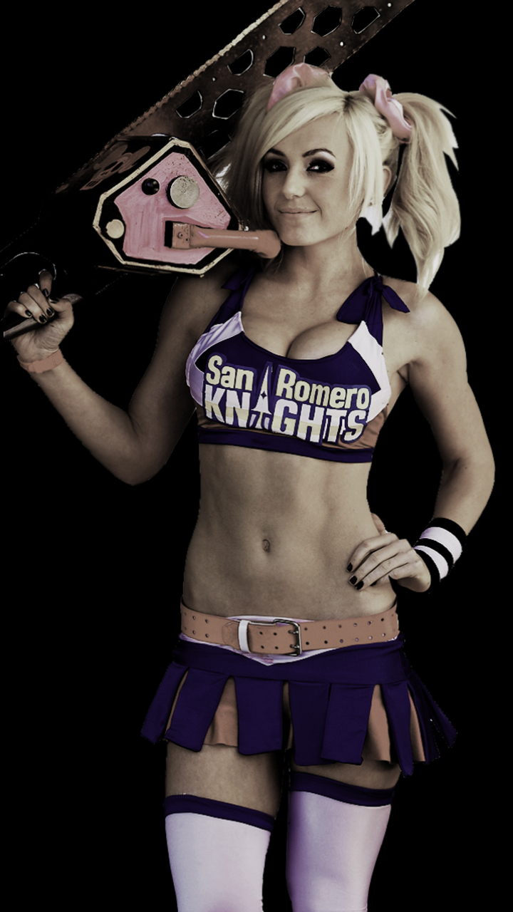 video game, lollipop chainsaw, motivational, humor, blonde, cosplay