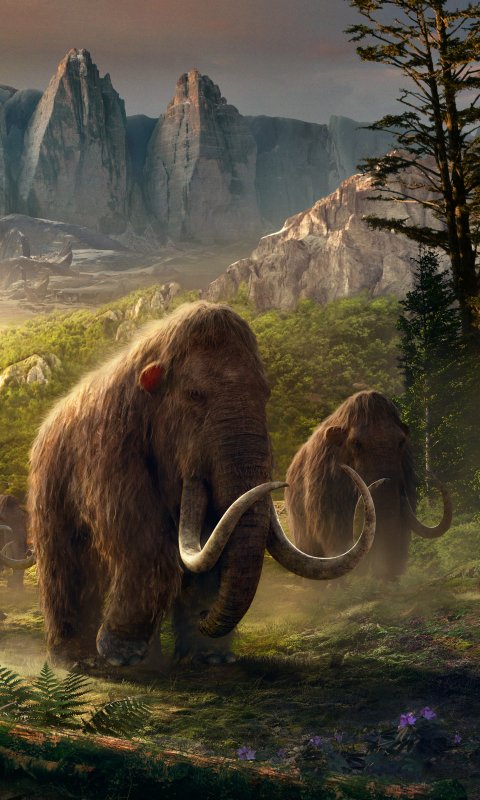 Handy-Wallpaper Mammut, Computerspiele, Ferner Schrei, Far Cry Primal kostenlos herunterladen.