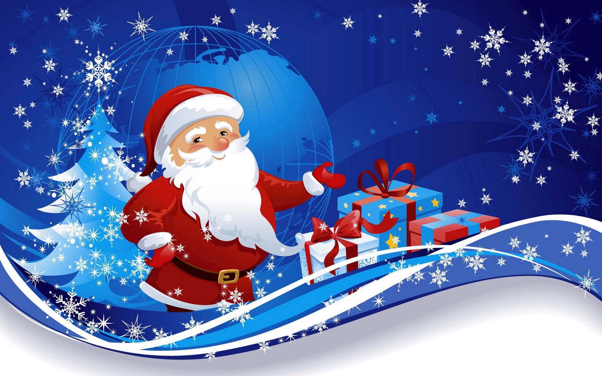Download mobile wallpaper Christmas, Holiday, Gift, Santa for free.