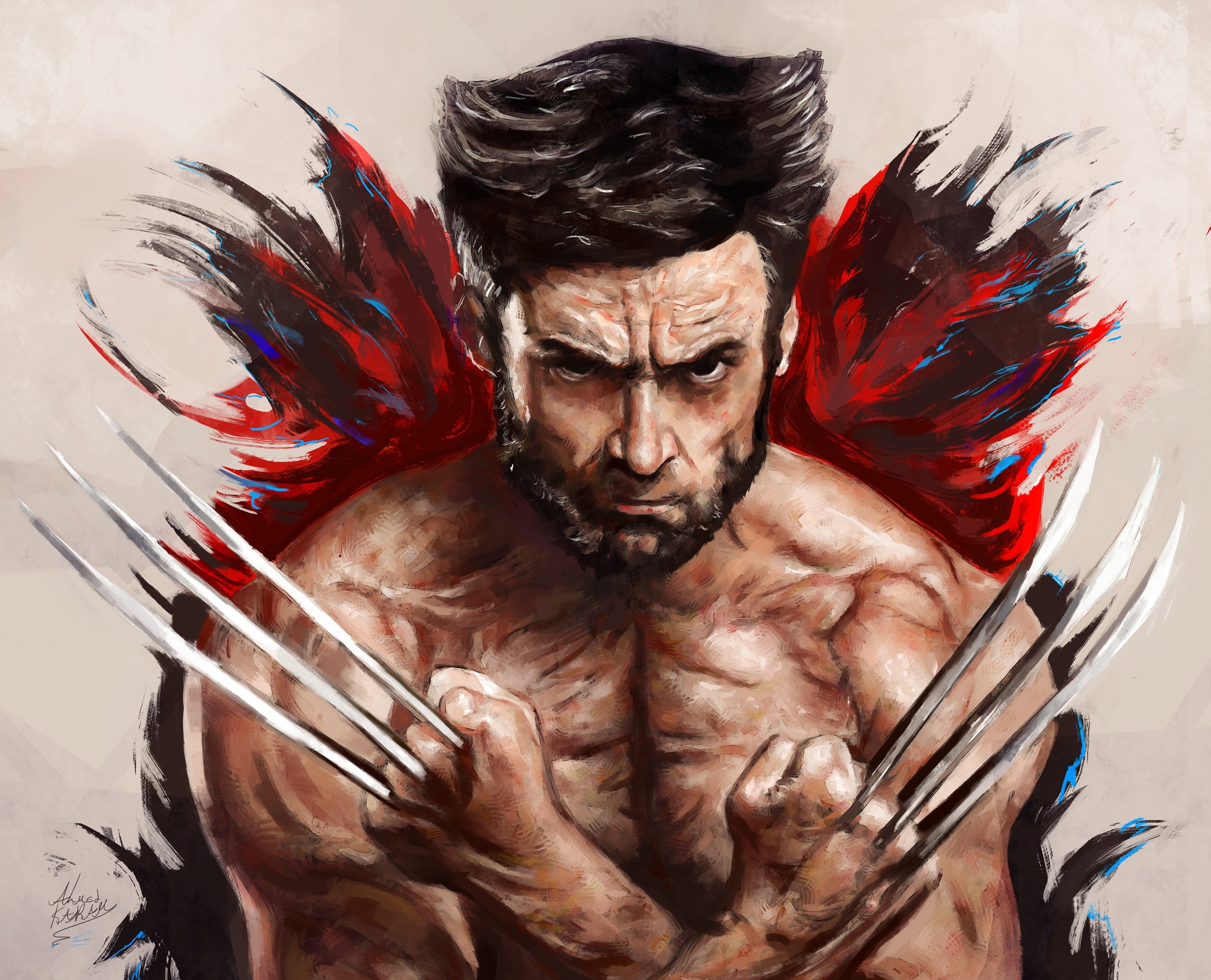 Download mobile wallpaper X Men, Hugh Jackman, Wolverine, Movie, Logan James Howlett, The Wolverine for free.