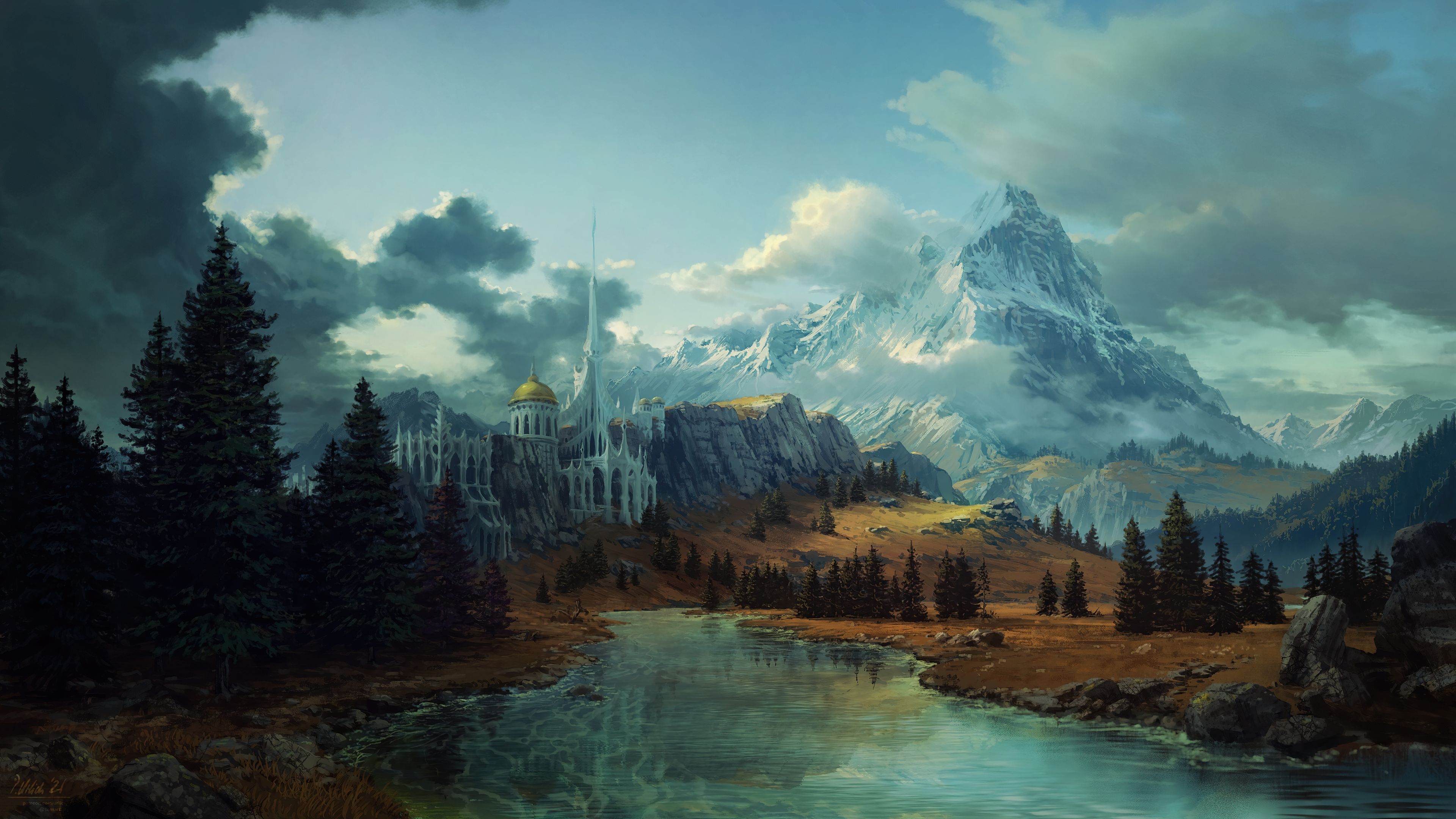 Free download wallpaper Fantasy, Castles, Castle on your PC desktop