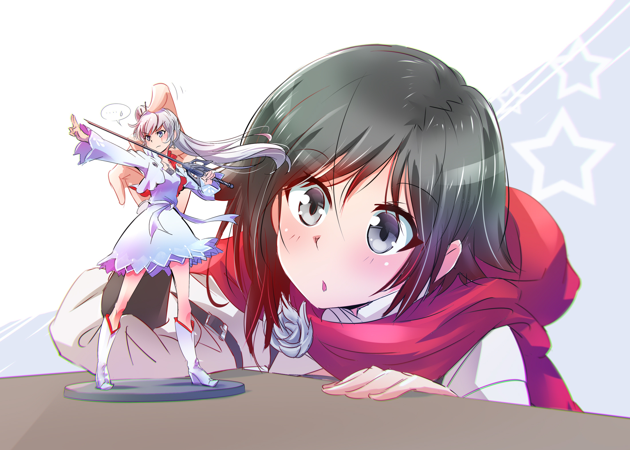 Free download wallpaper Anime, Rwby, Ruby Rose (Rwby), Weiss Schnee on your PC desktop
