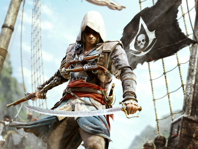 Скачати мобільні шпалери Кредо Вбивці, Відеогра, Assassin's Creed Iv: Чорний Прапор безкоштовно.