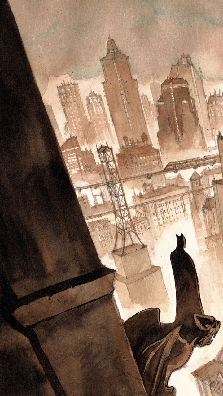 Handy-Wallpaper Batman, Comics, The Batman, Gotham City kostenlos herunterladen.