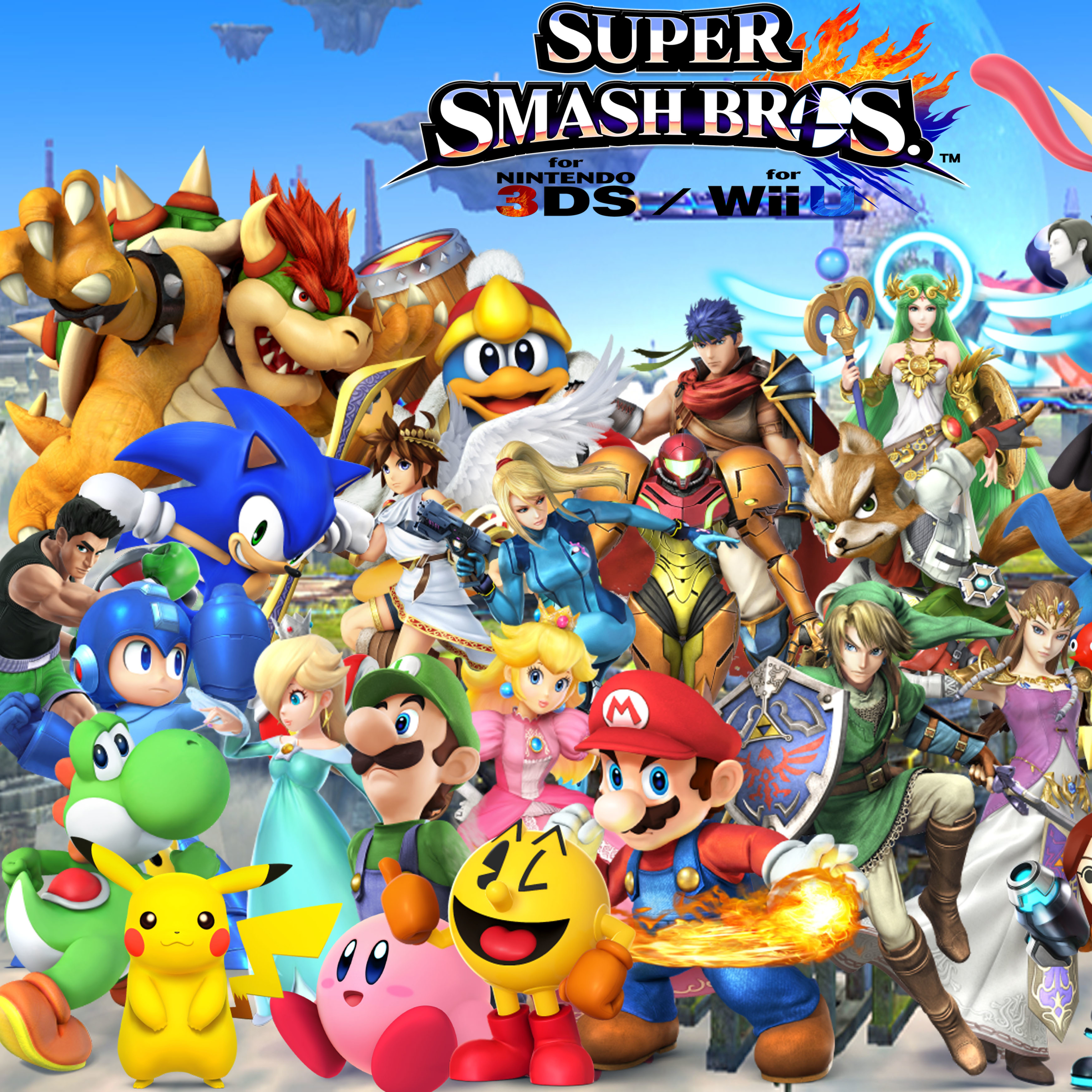 Скачать картинку Видеоигры, Братья Супер Смэш, Super Smash Bros Для Nintendo 3Ds И Wii U в телефон бесплатно.