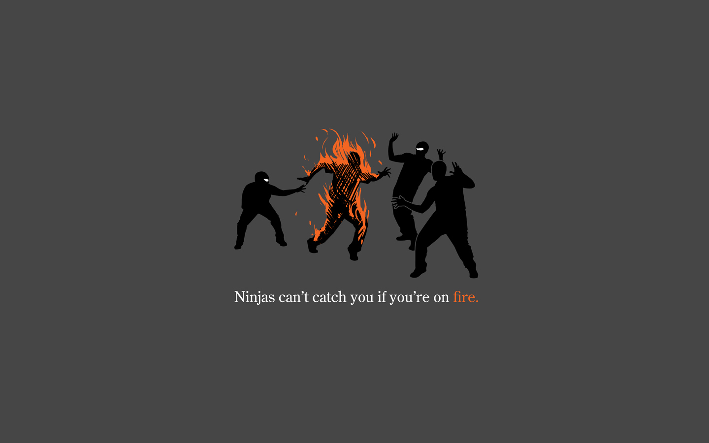 Download mobile wallpaper Quote, Ninja, Humor for free.