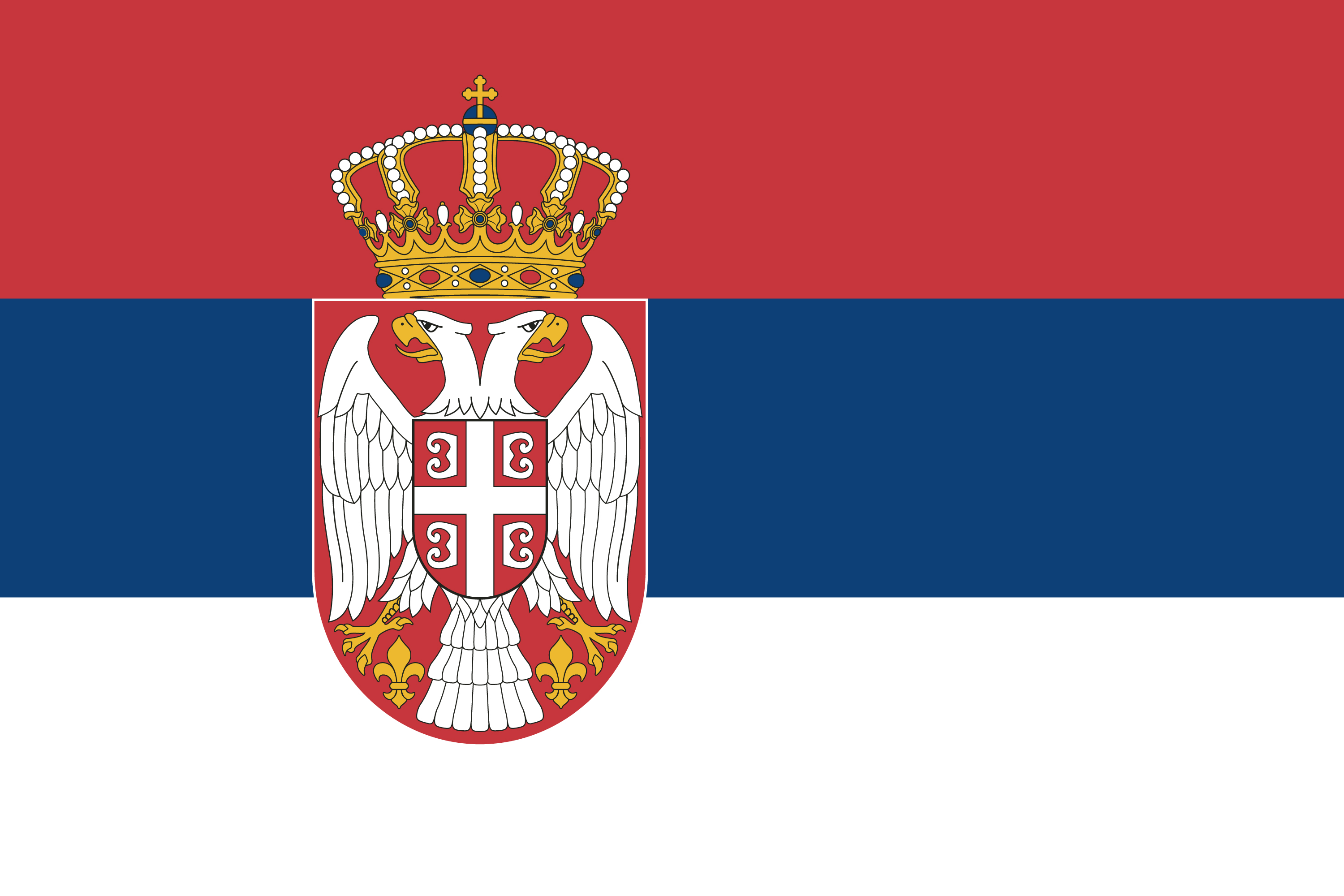 Download mobile wallpaper Flags, Flag, Misc, Flag Of Serbia, Serbian Flag for free.