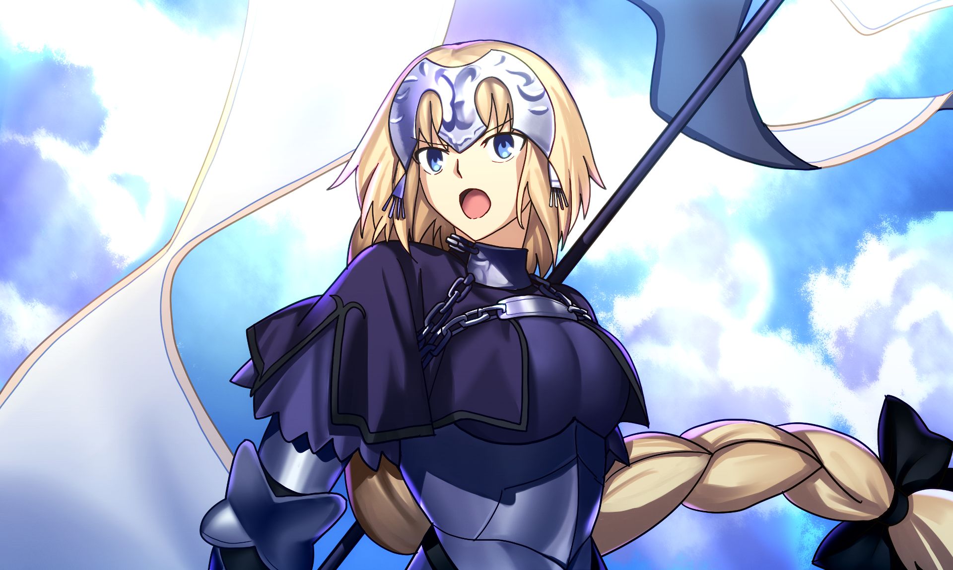 Free download wallpaper Anime, Fate/apocrypha, Ruler (Fate/apocrypha), Fate Series on your PC desktop